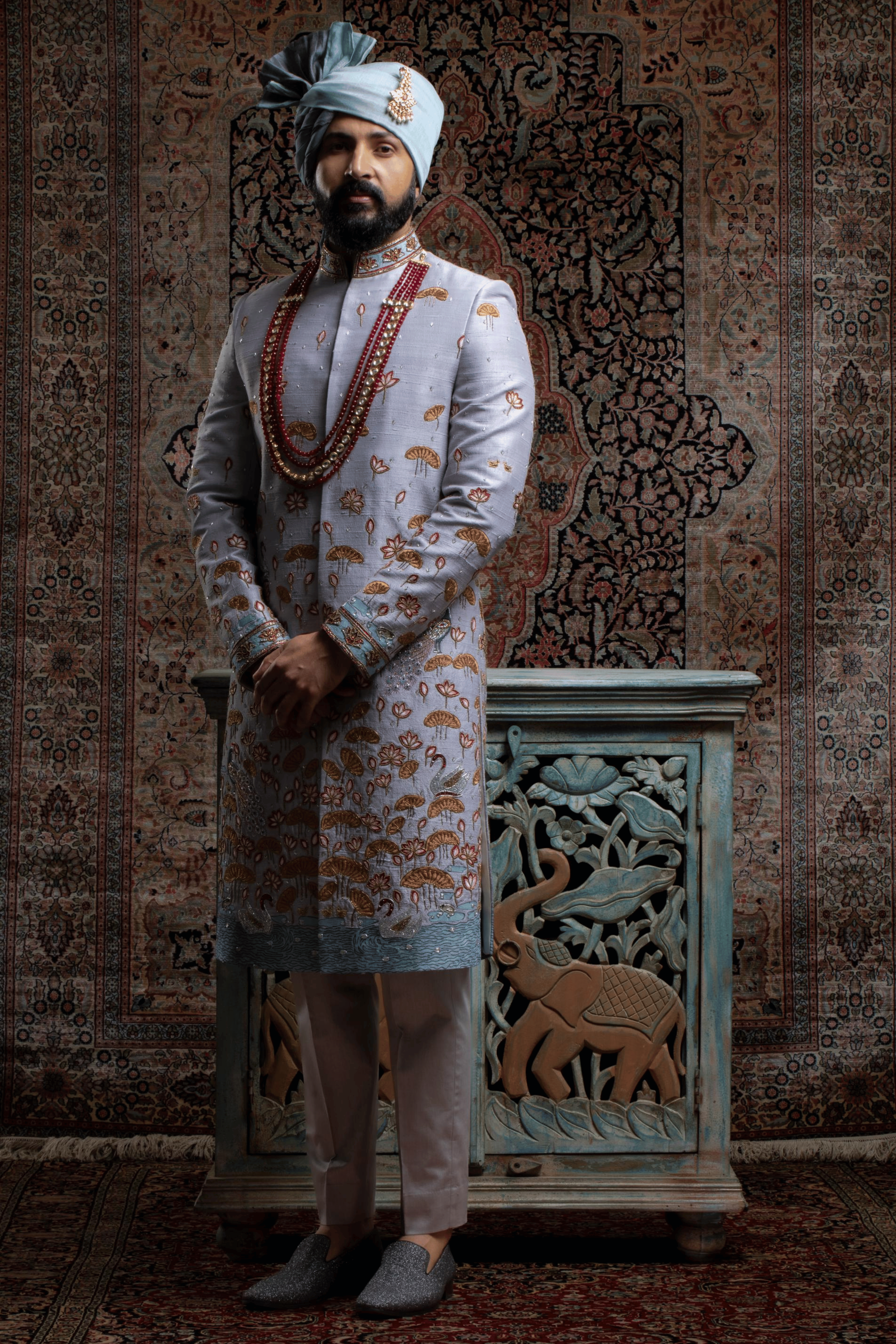 Monsoon Bloom Sherwani