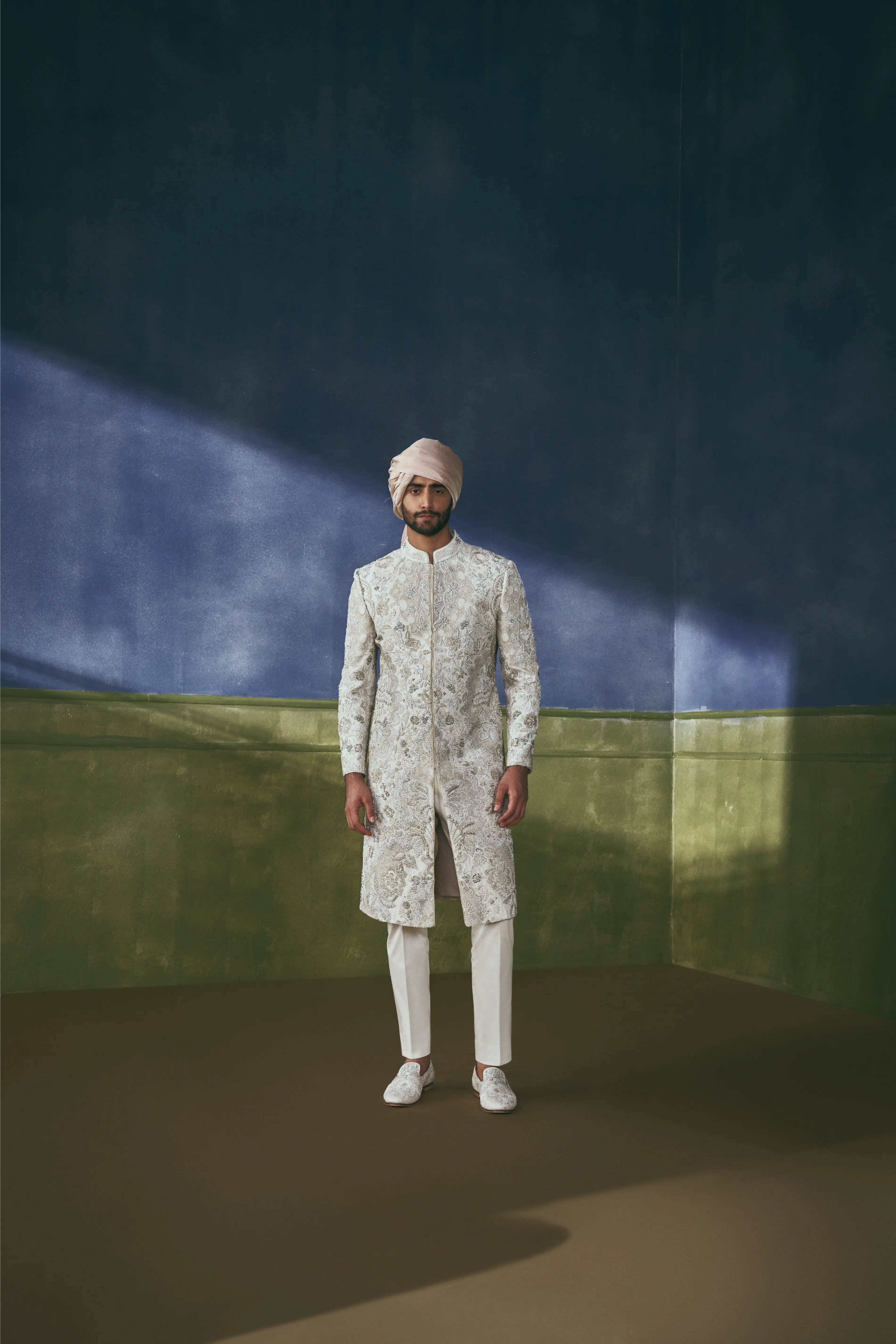 Alabaster Sovereign Sherwani
