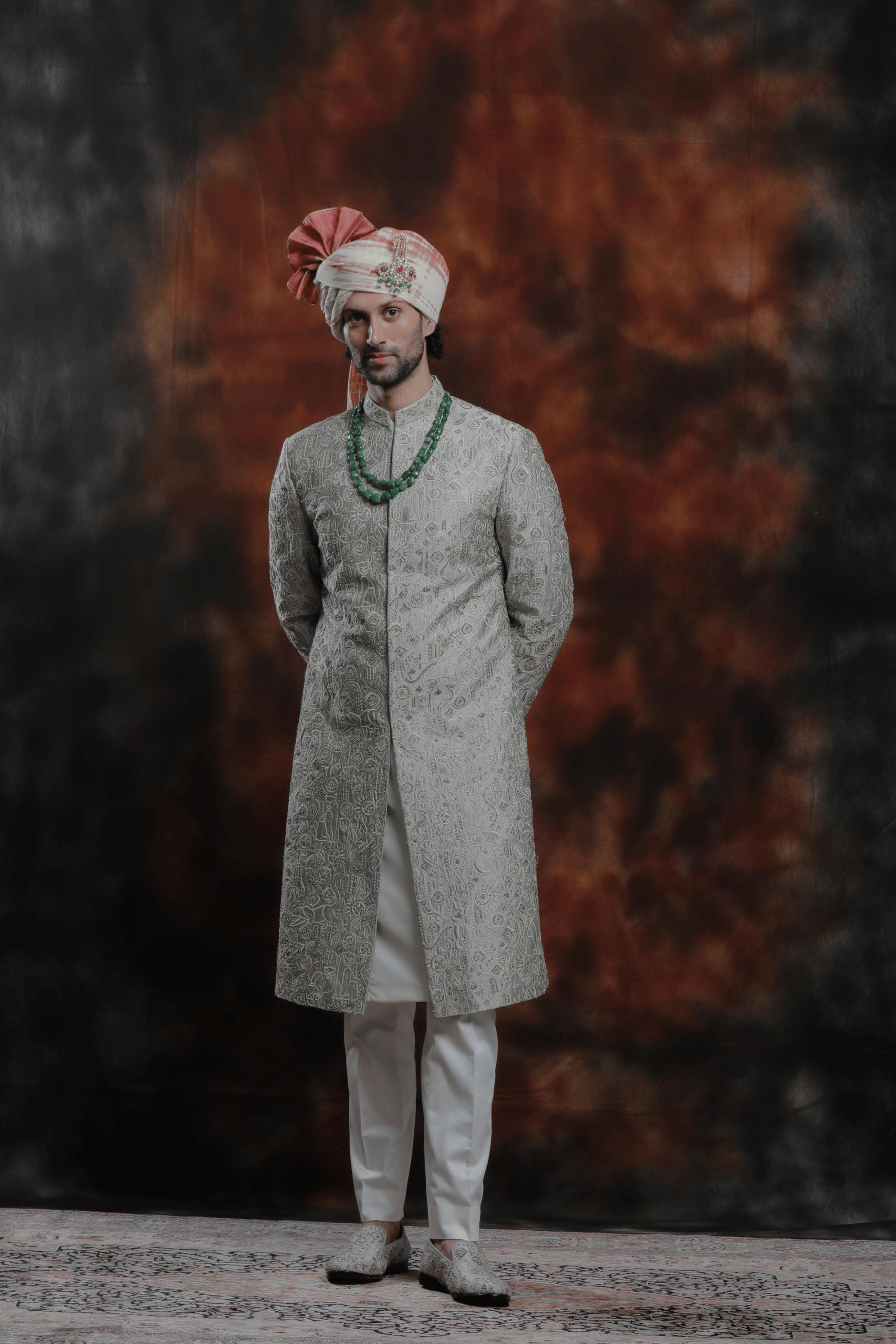 Silver Moonlight Sherwani