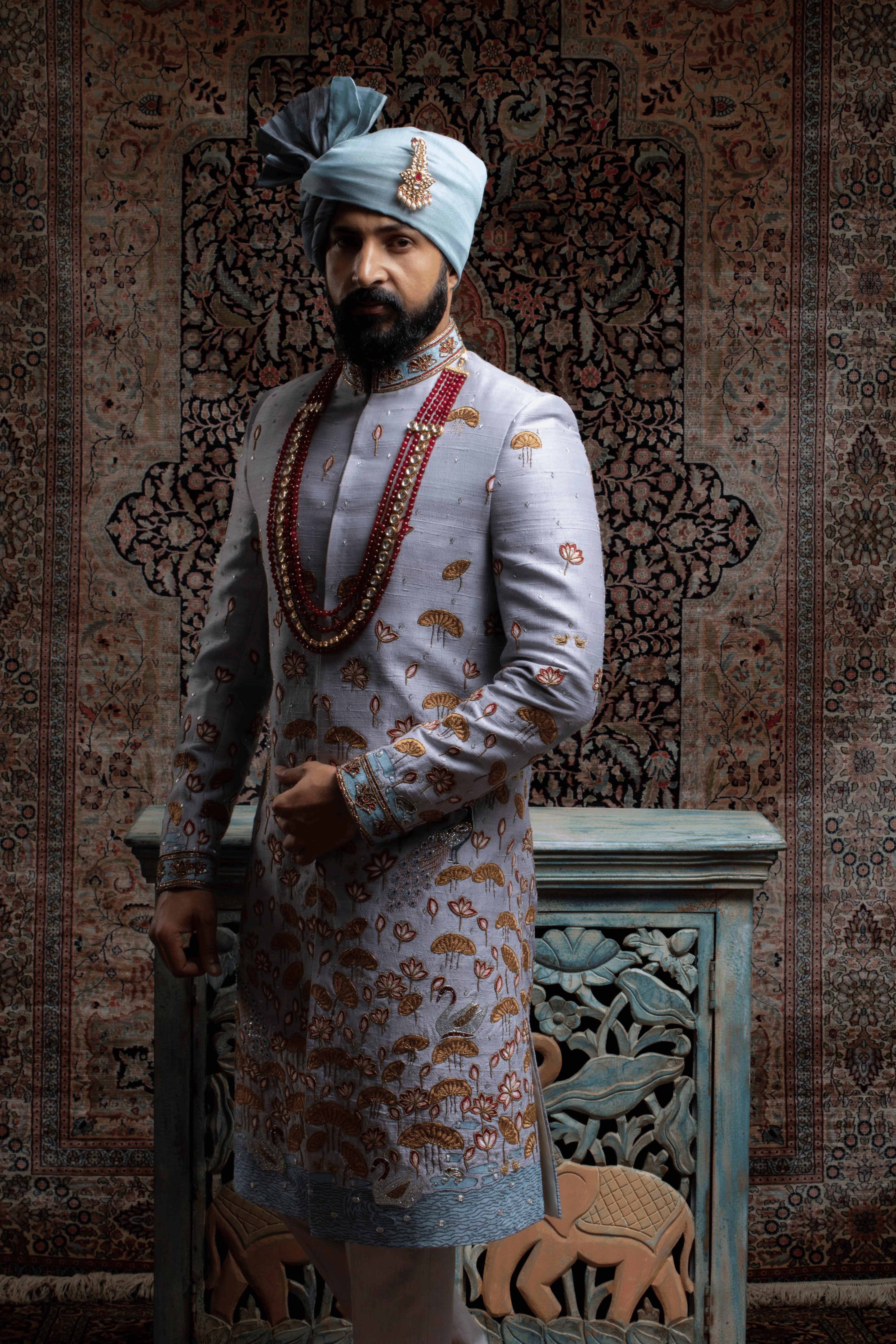 Monsoon Bloom Sherwani