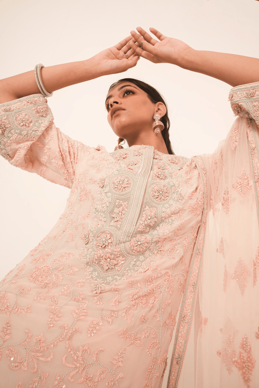 Hand Embroidered Kurta