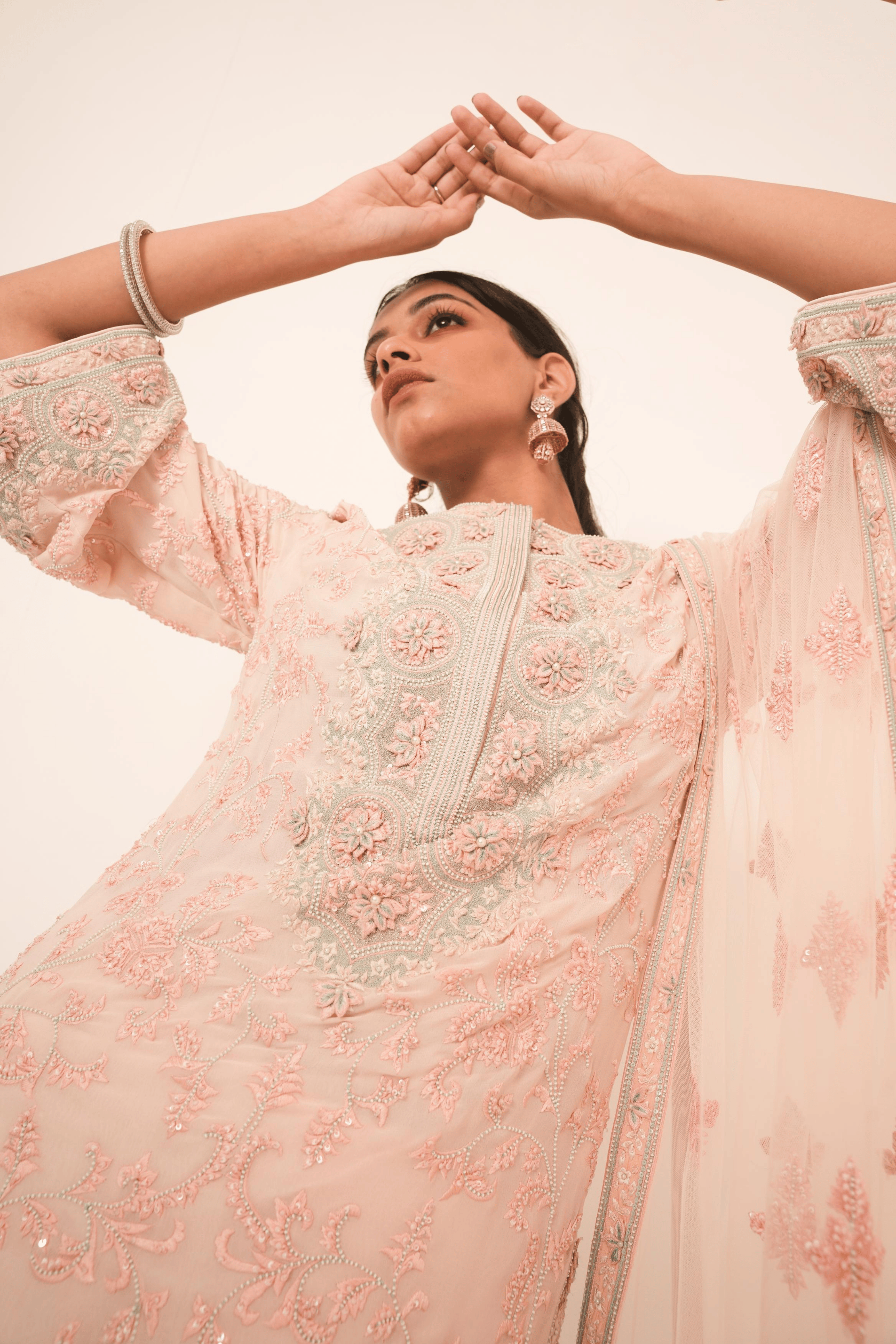 Hand Embroidered Kurta