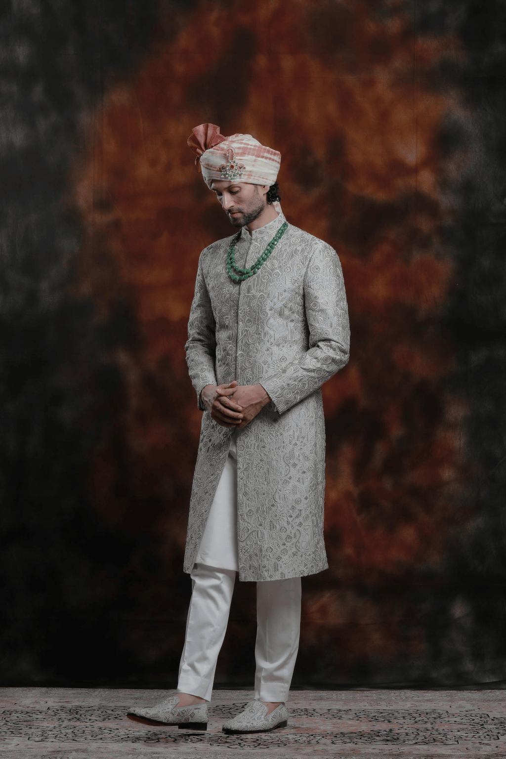 Silver Moonlight Sherwani
