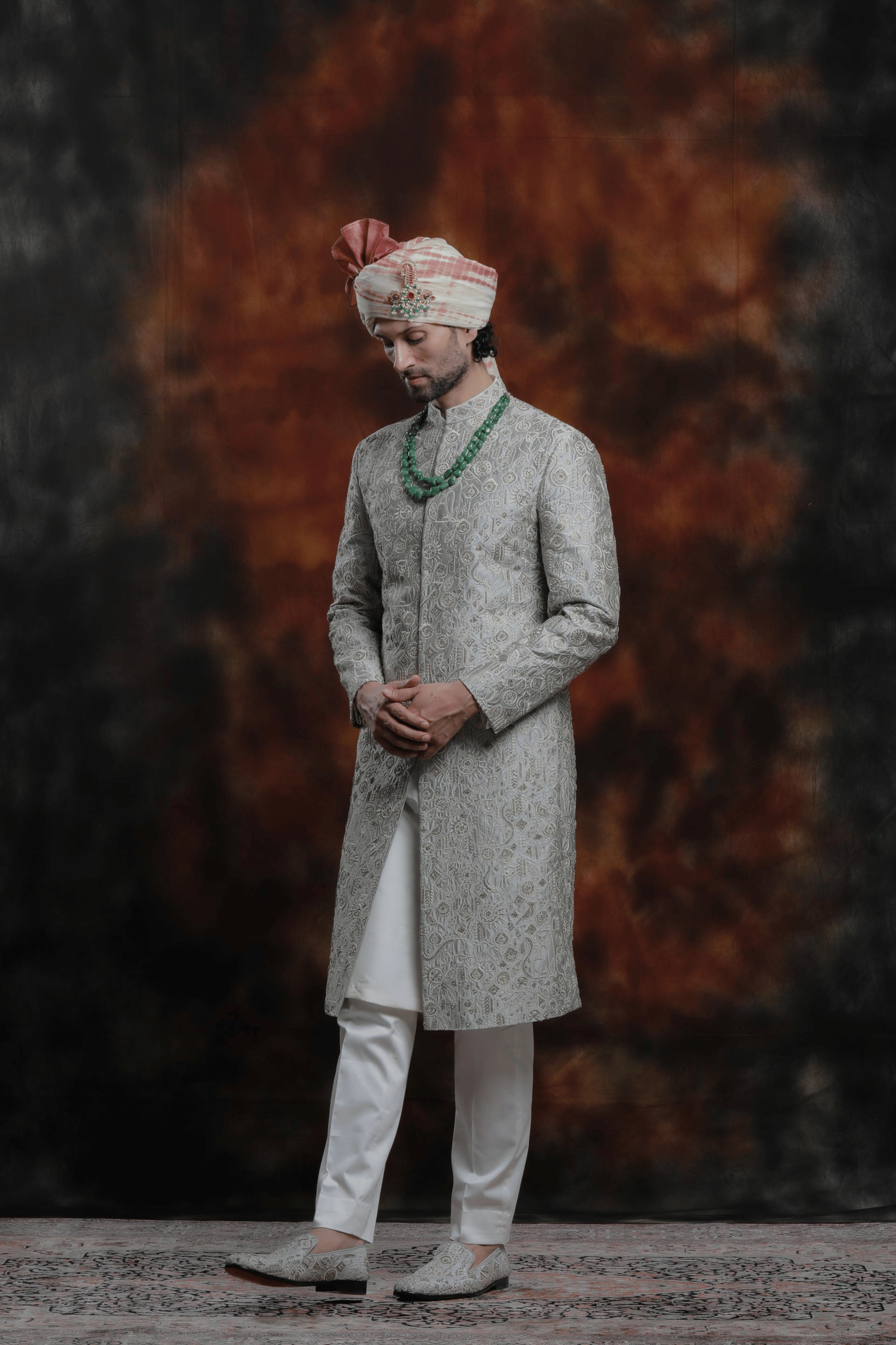 Silver Moonlight Sherwani