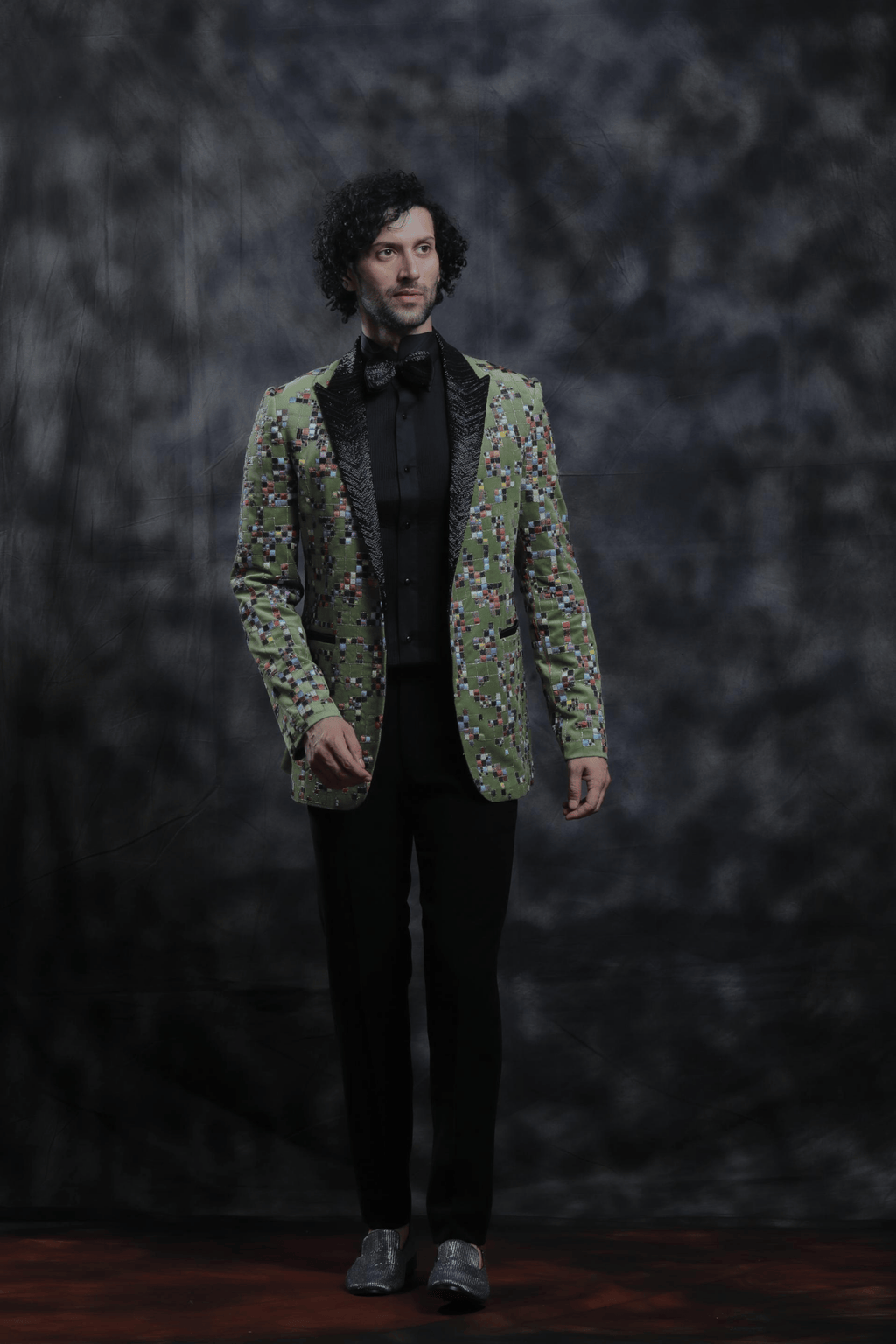 Embroidered Mosaic Tuxedo