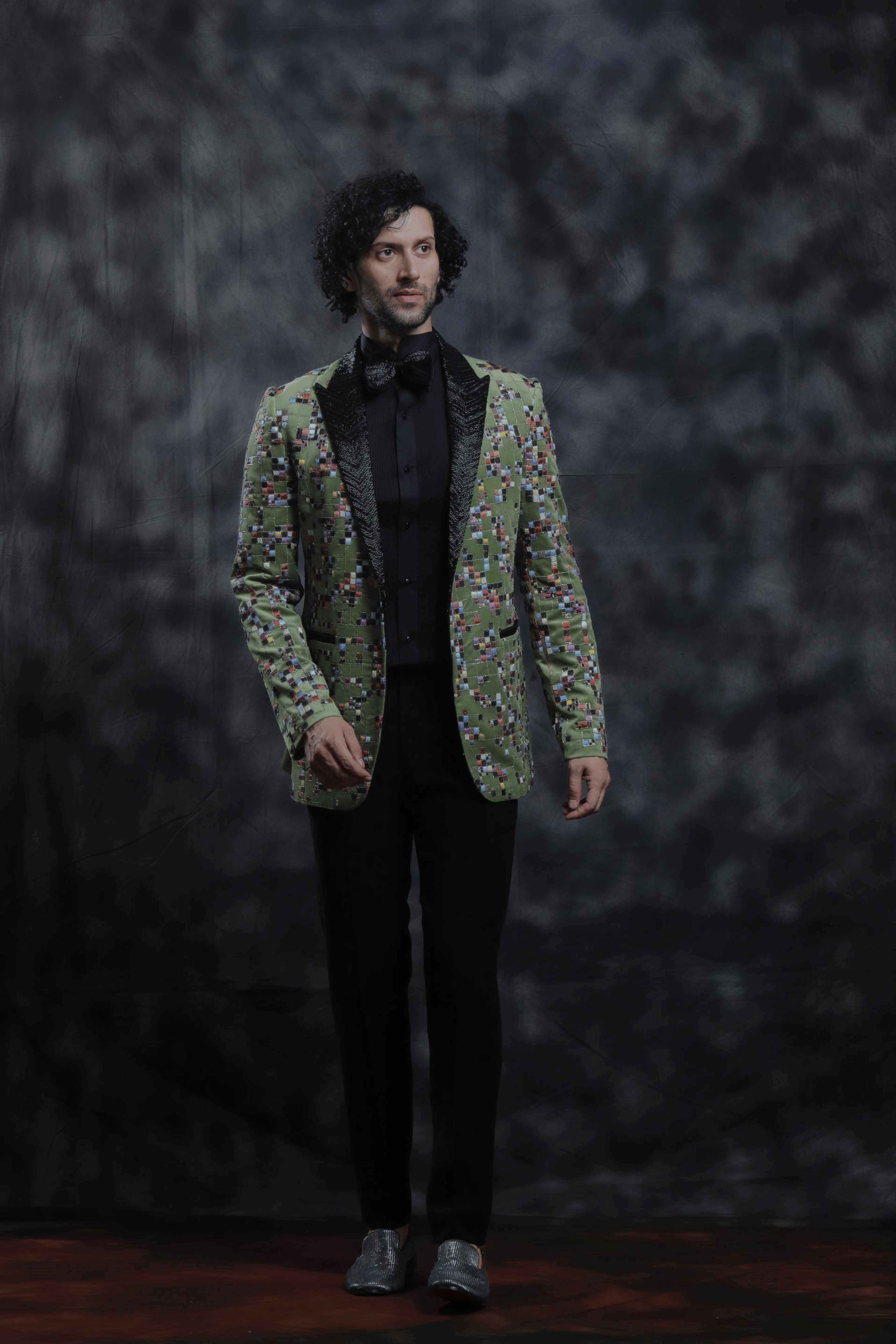 Embroidered Mosaic Tuxedo