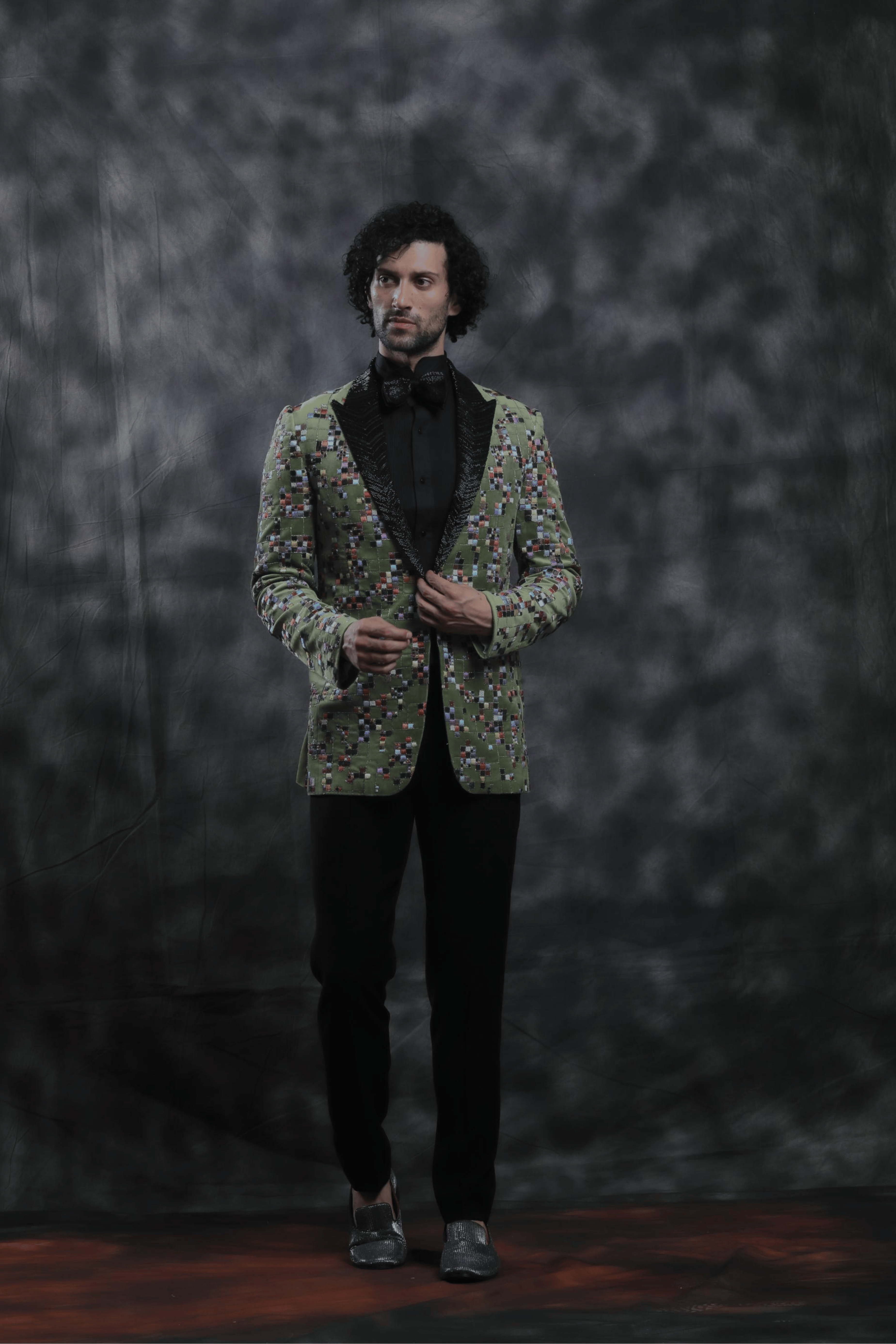 Embroidered Mosaic Tuxedo