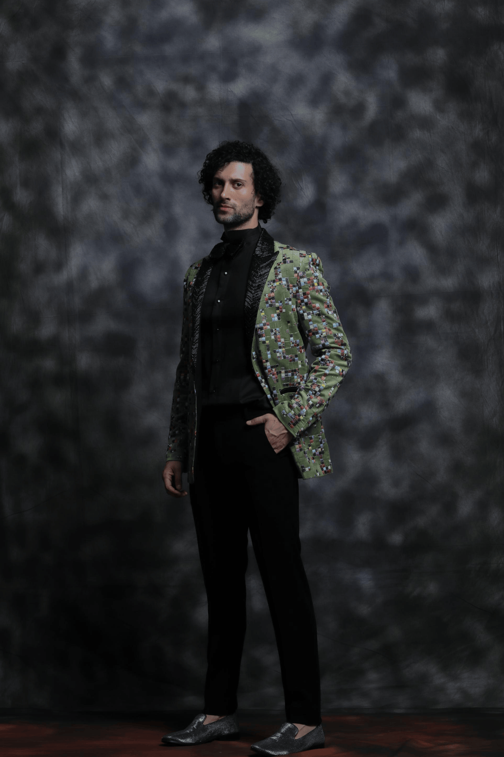 Embroidered Mosaic Tuxedo
