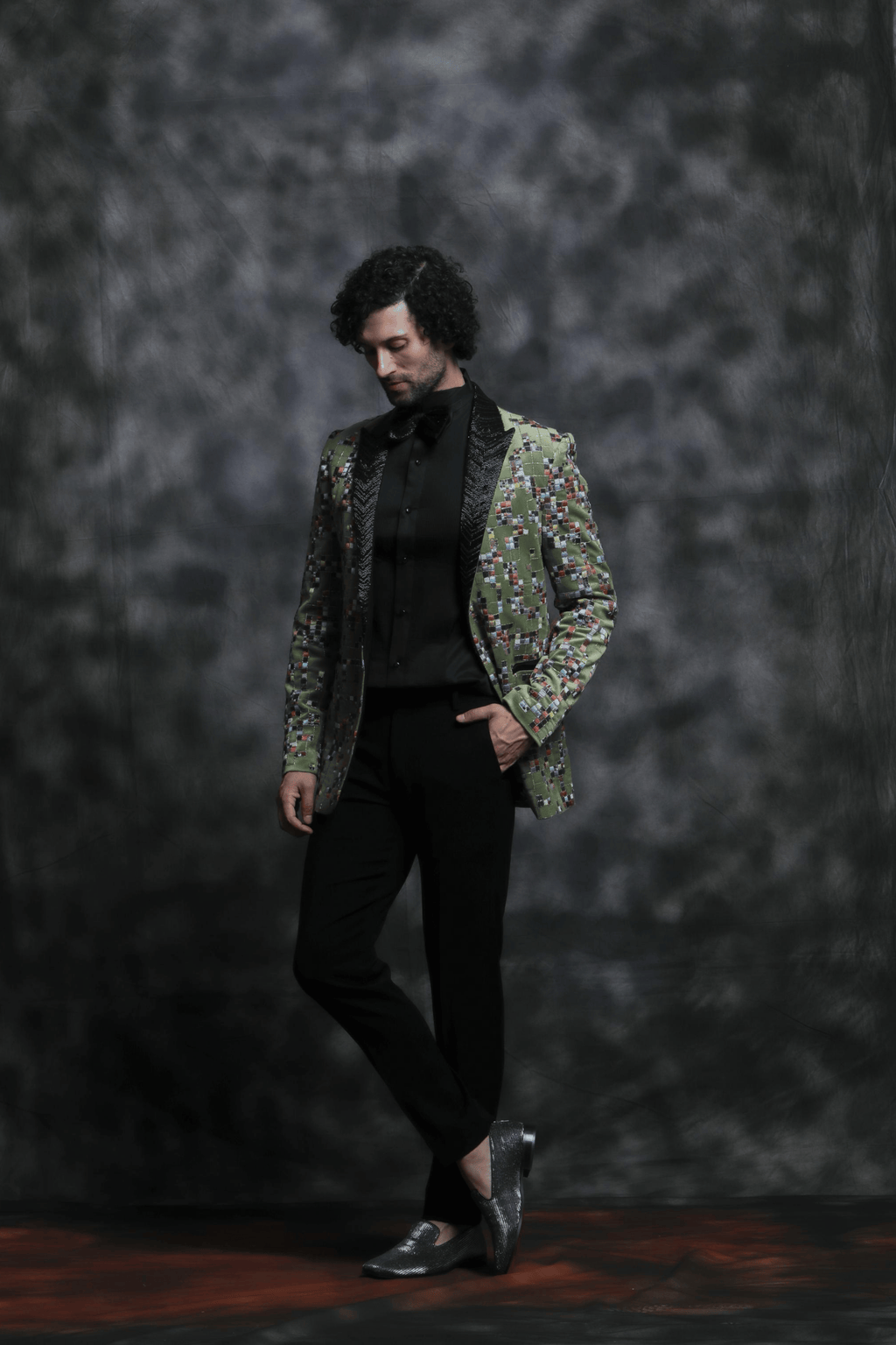 Embroidered Mosaic Tuxedo