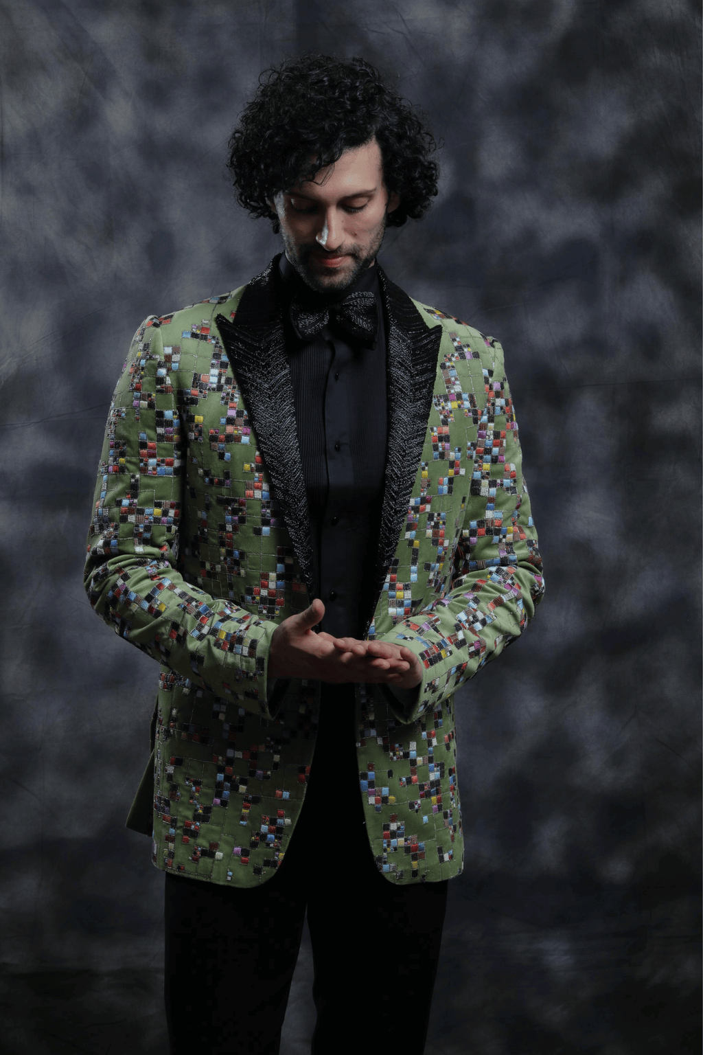 Embroidered Mosaic Tuxedo
