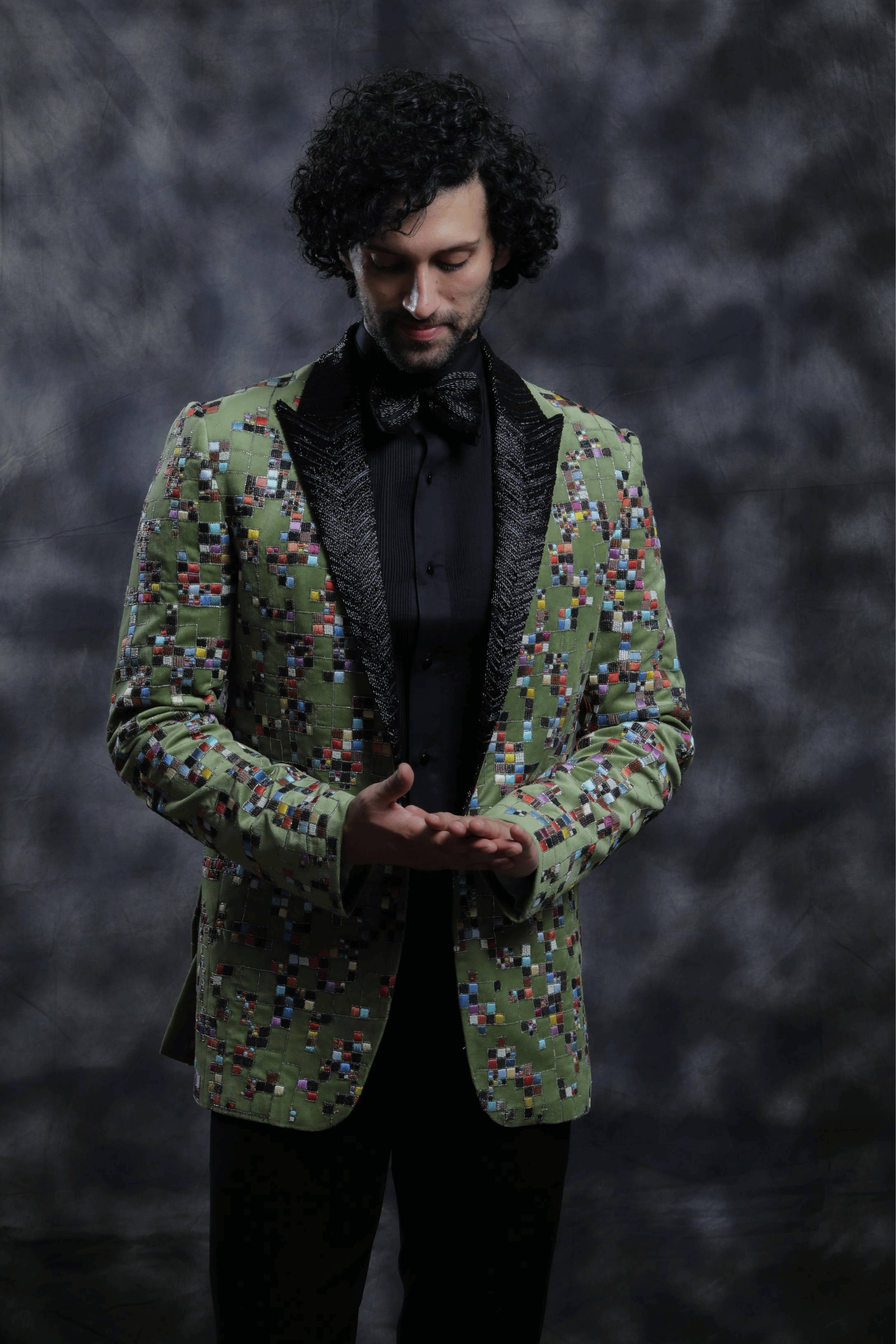 Embroidered Mosaic Tuxedo