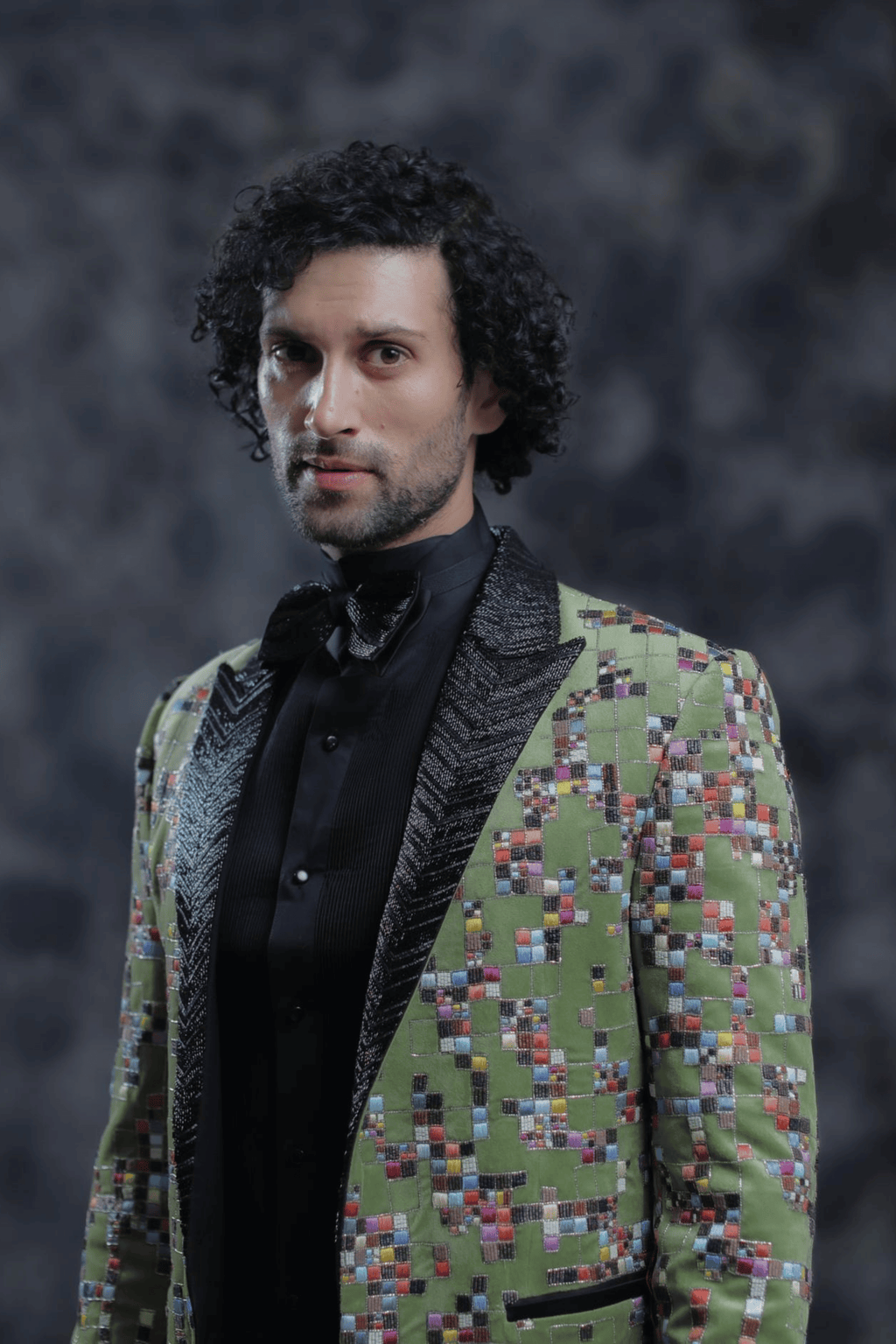 Embroidered Mosaic Tuxedo