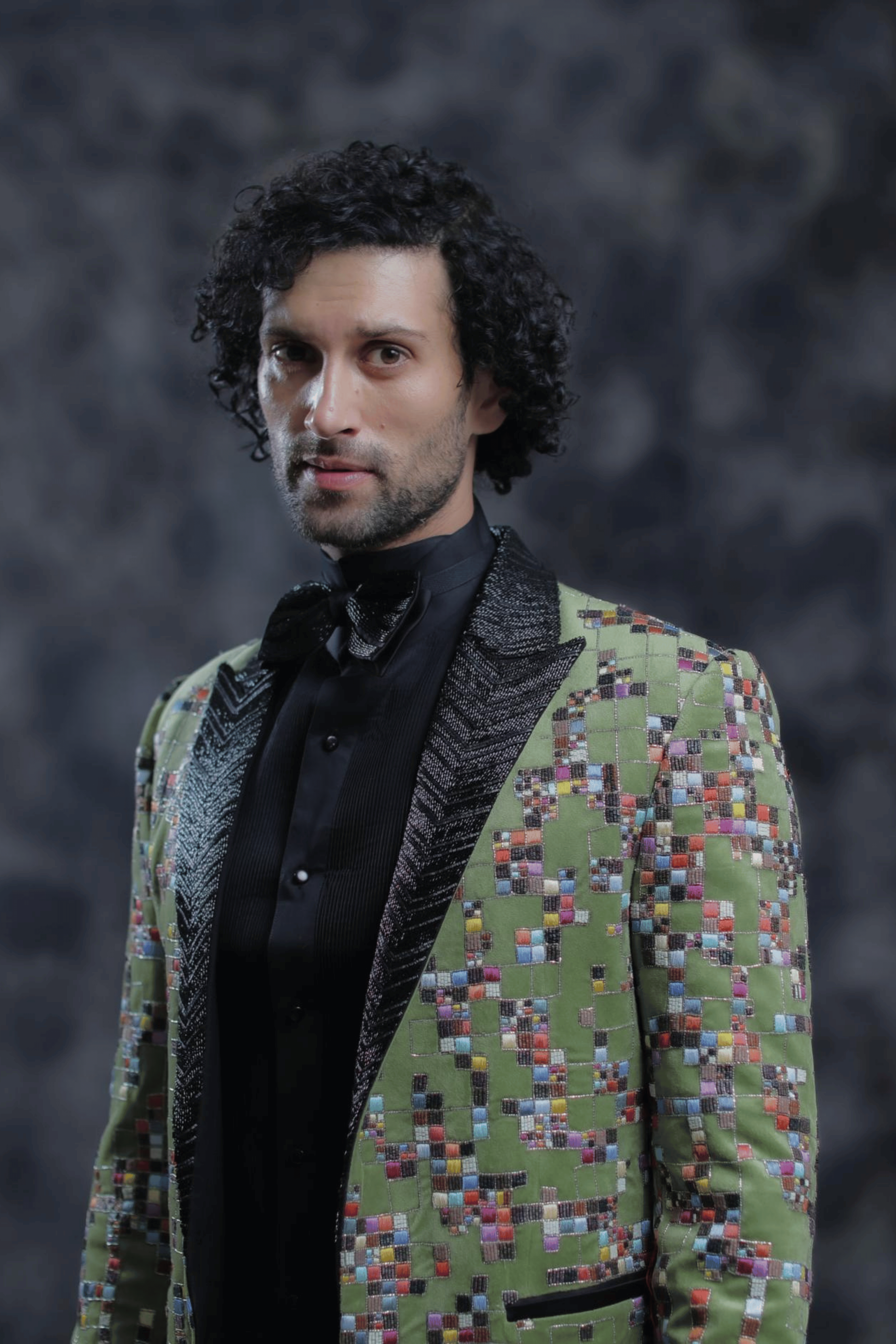 Embroidered Mosaic Tuxedo