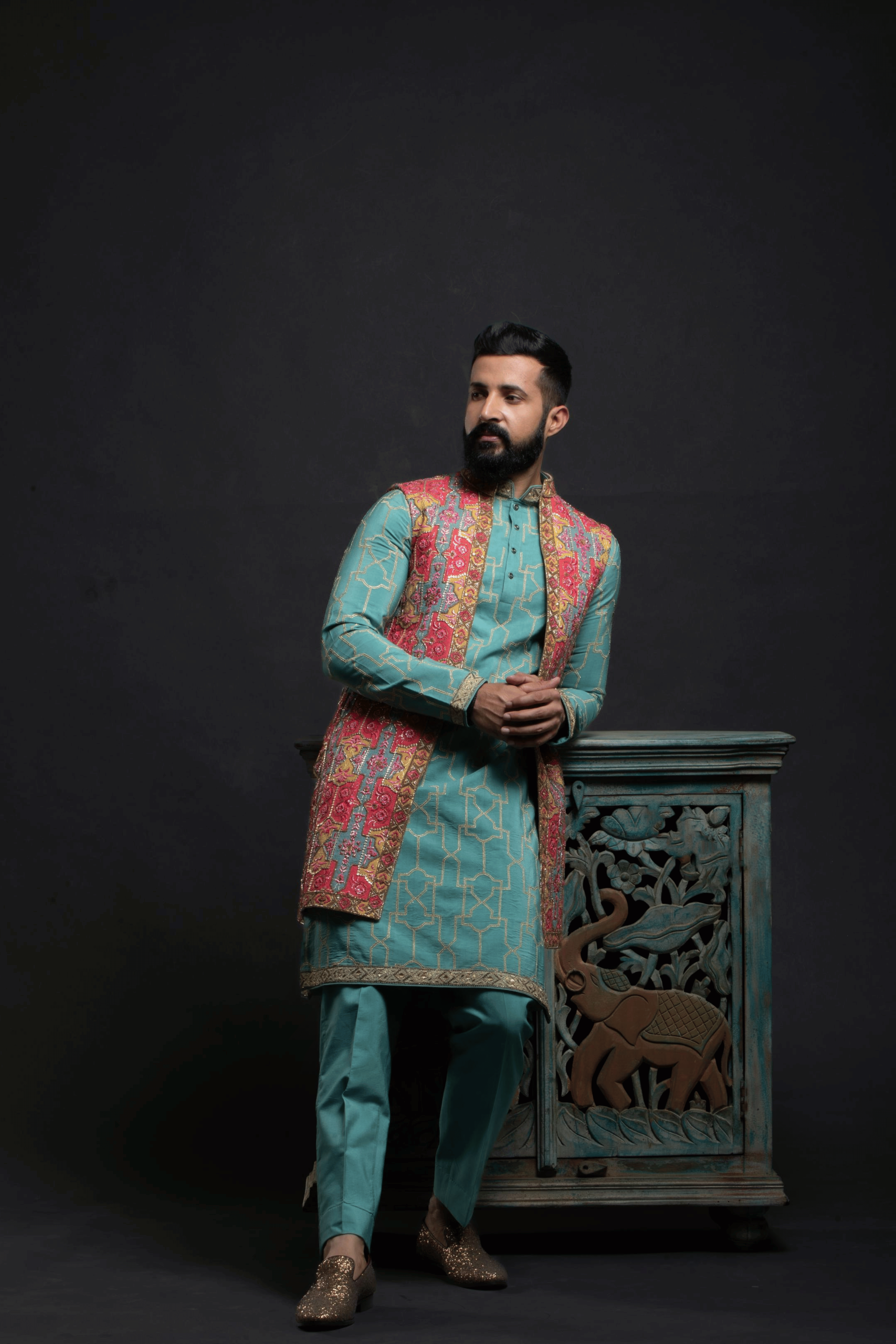 Desert Bloom Long Jacket Set