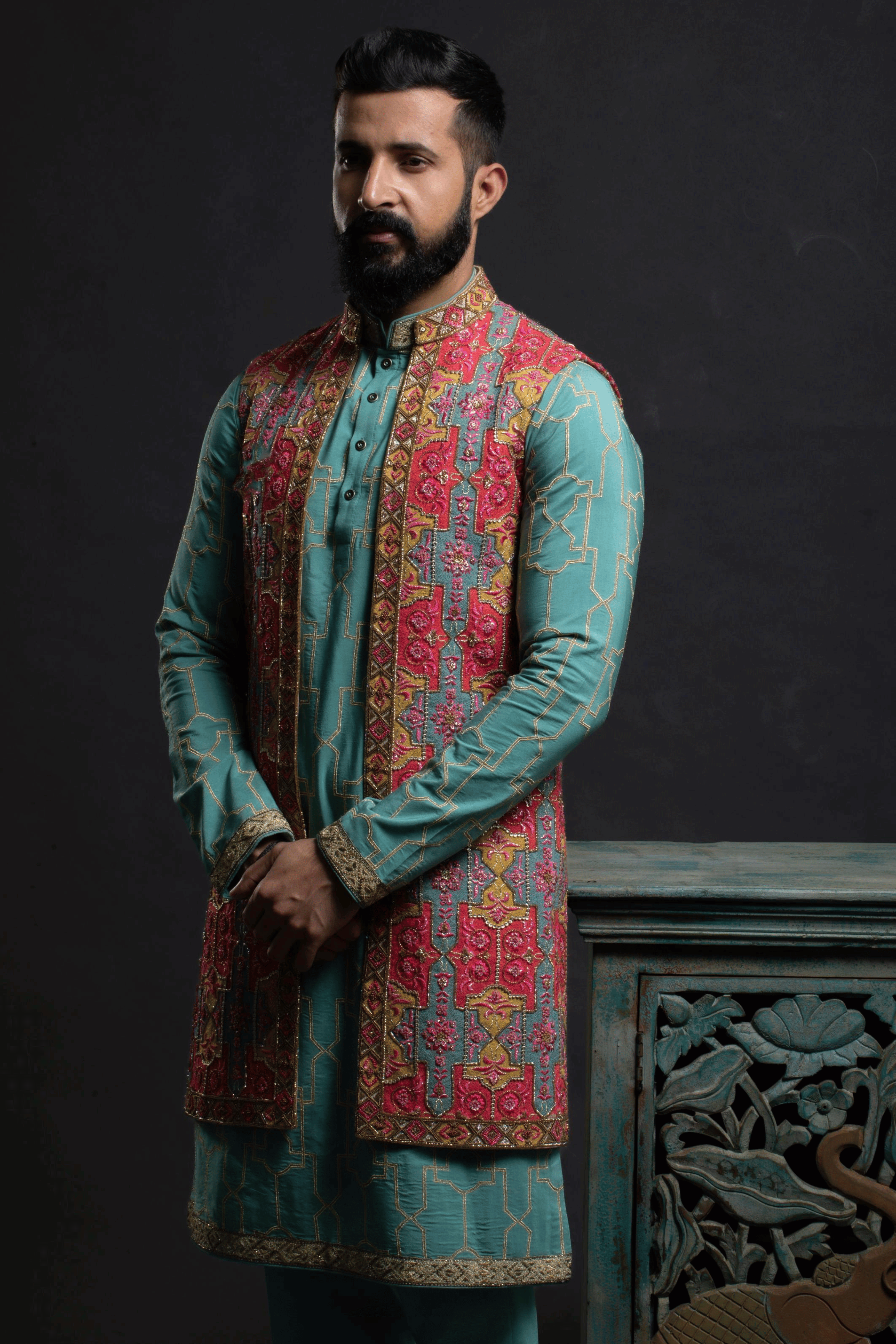 Desert Bloom Long Jacket Set