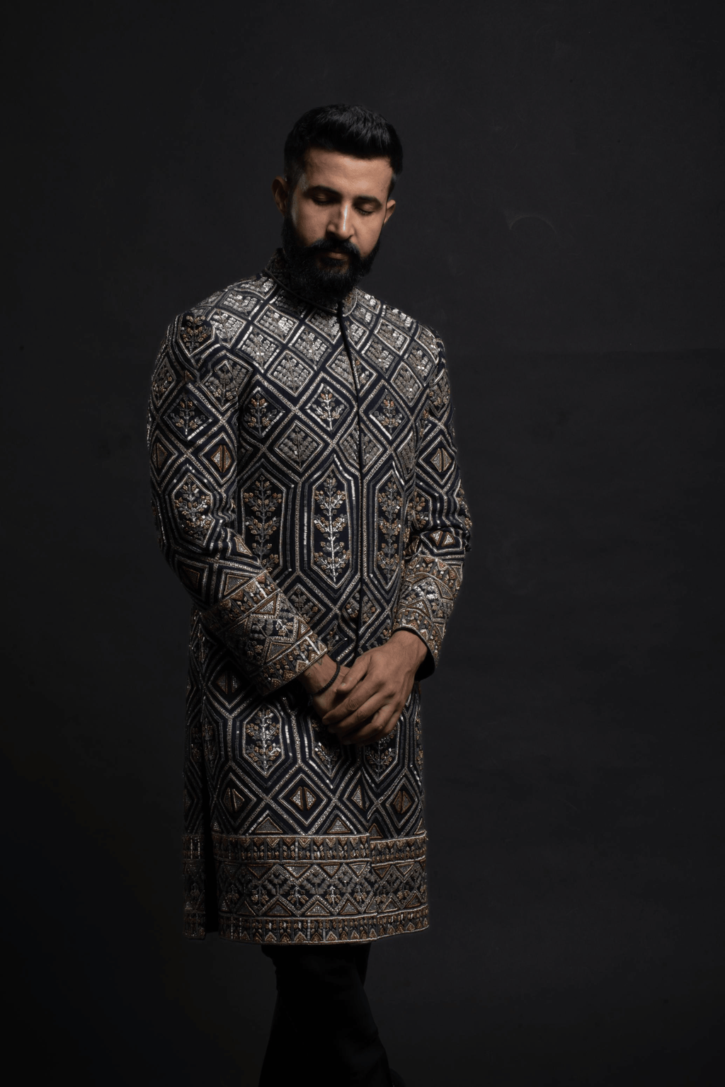 Obsidian Diamond Sherwani