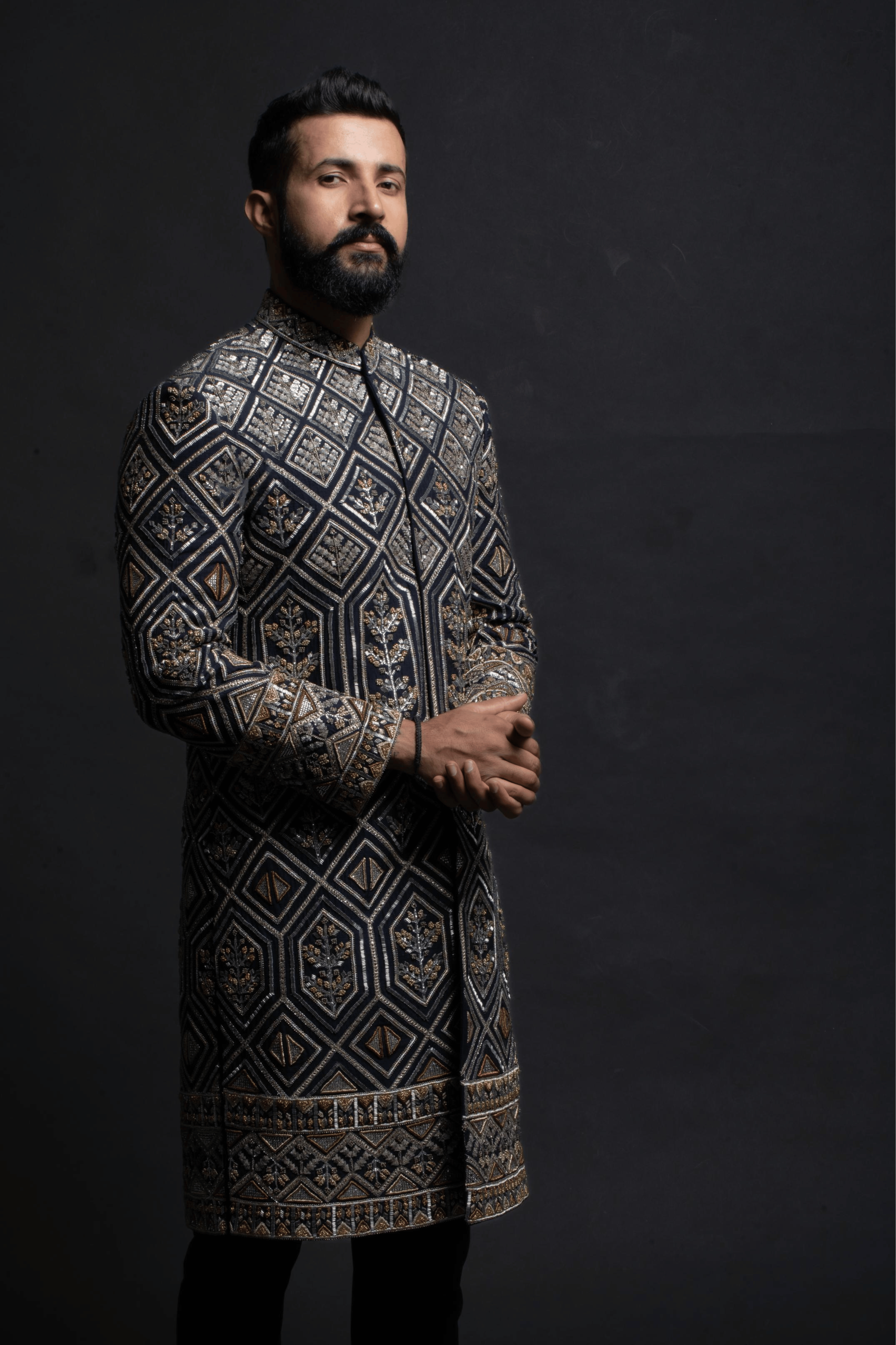 Obsidian Diamond Sherwani