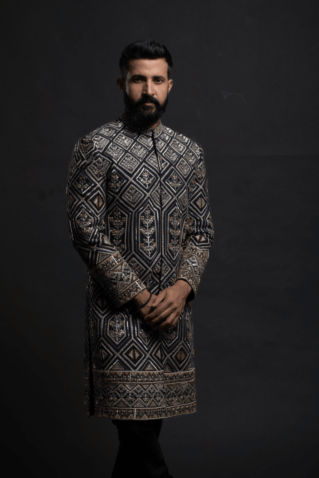 Obsidian Diamond Sherwani