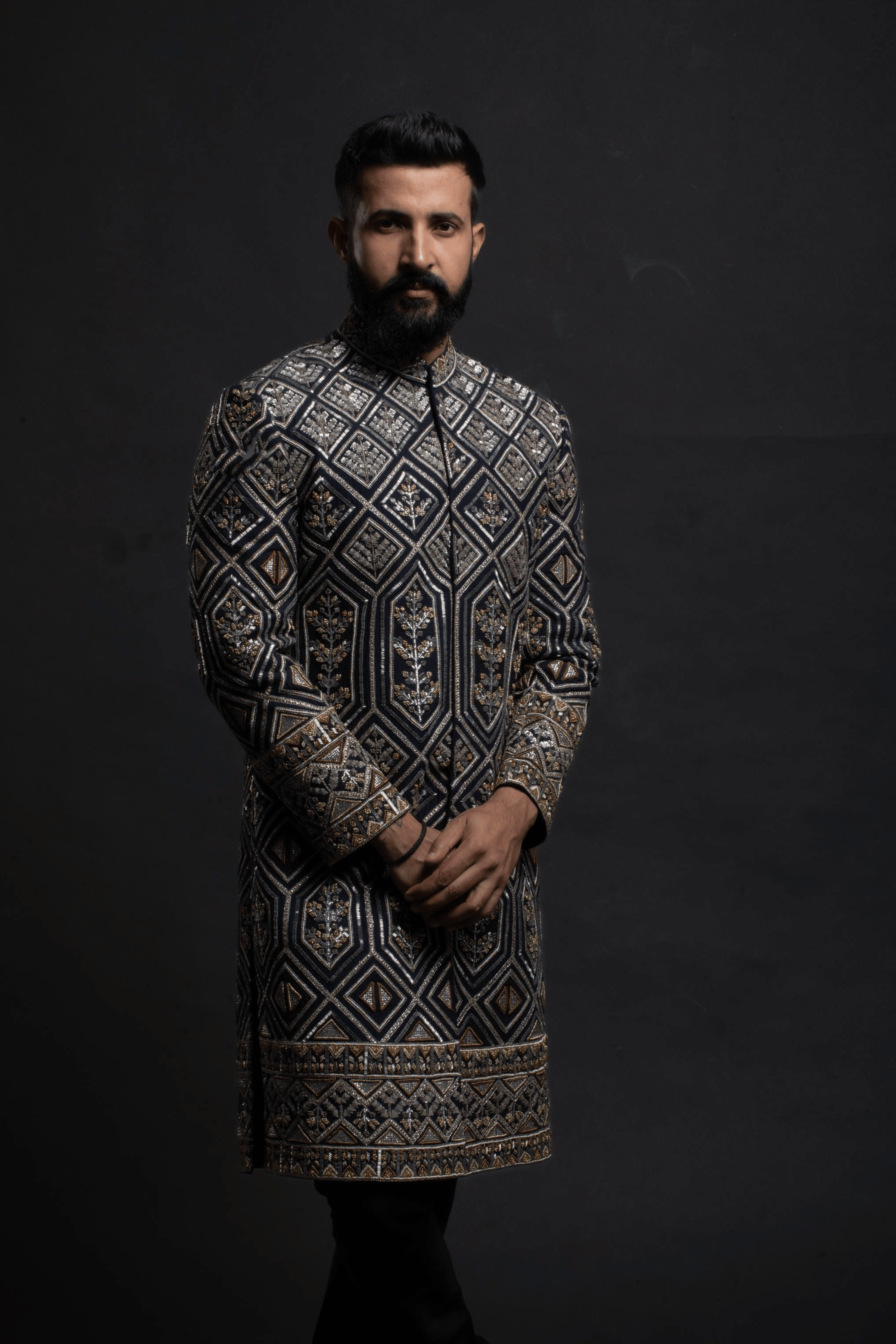 Obsidian Diamond Sherwani