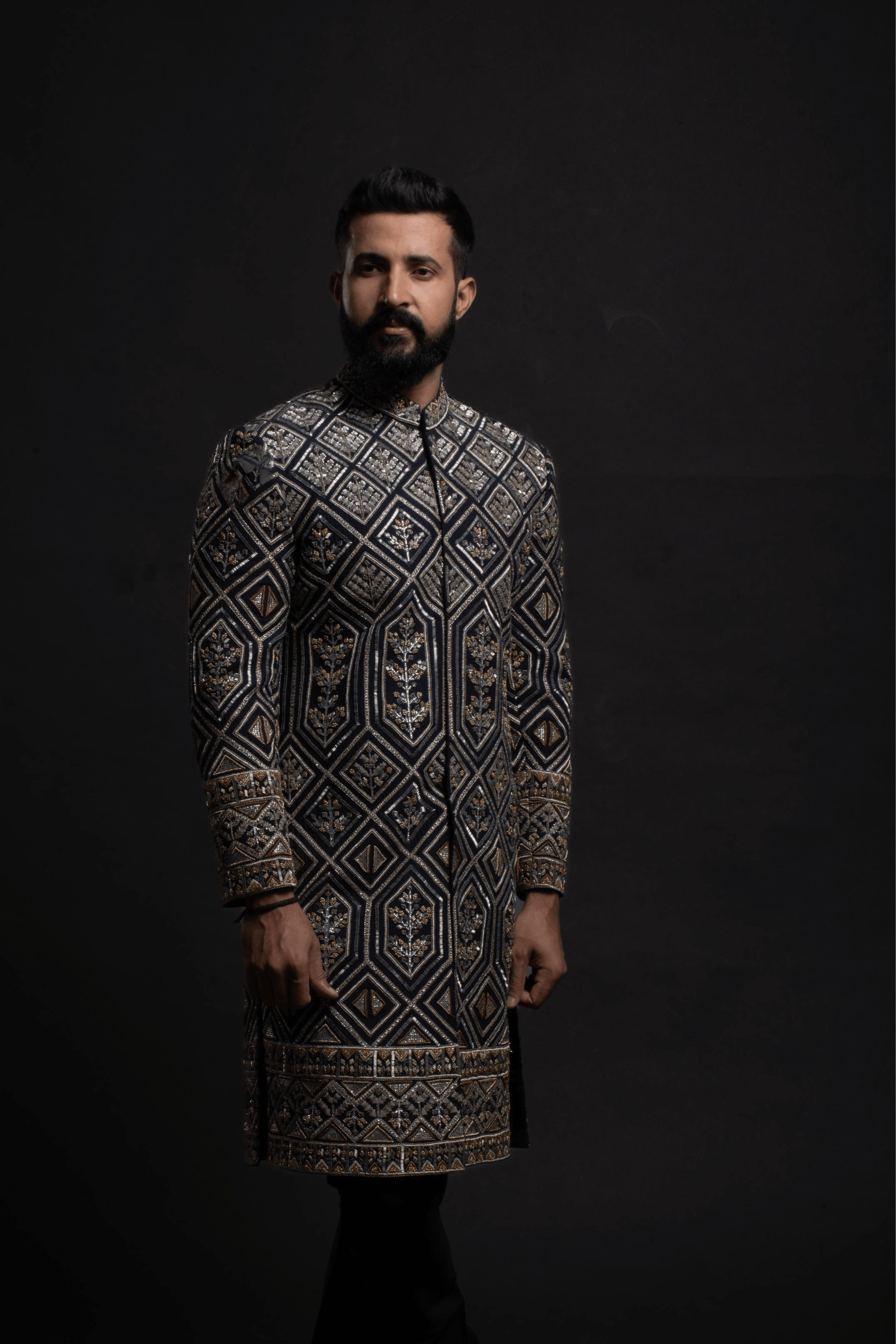 Obsidian Diamond Sherwani