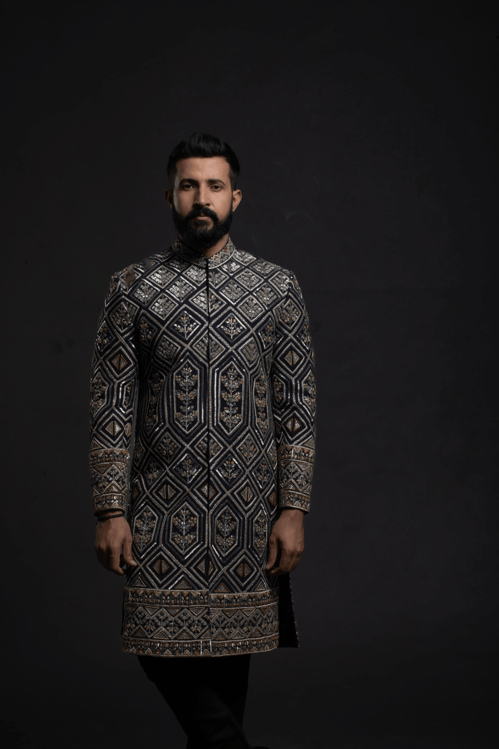 Obsidian Diamond Sherwani