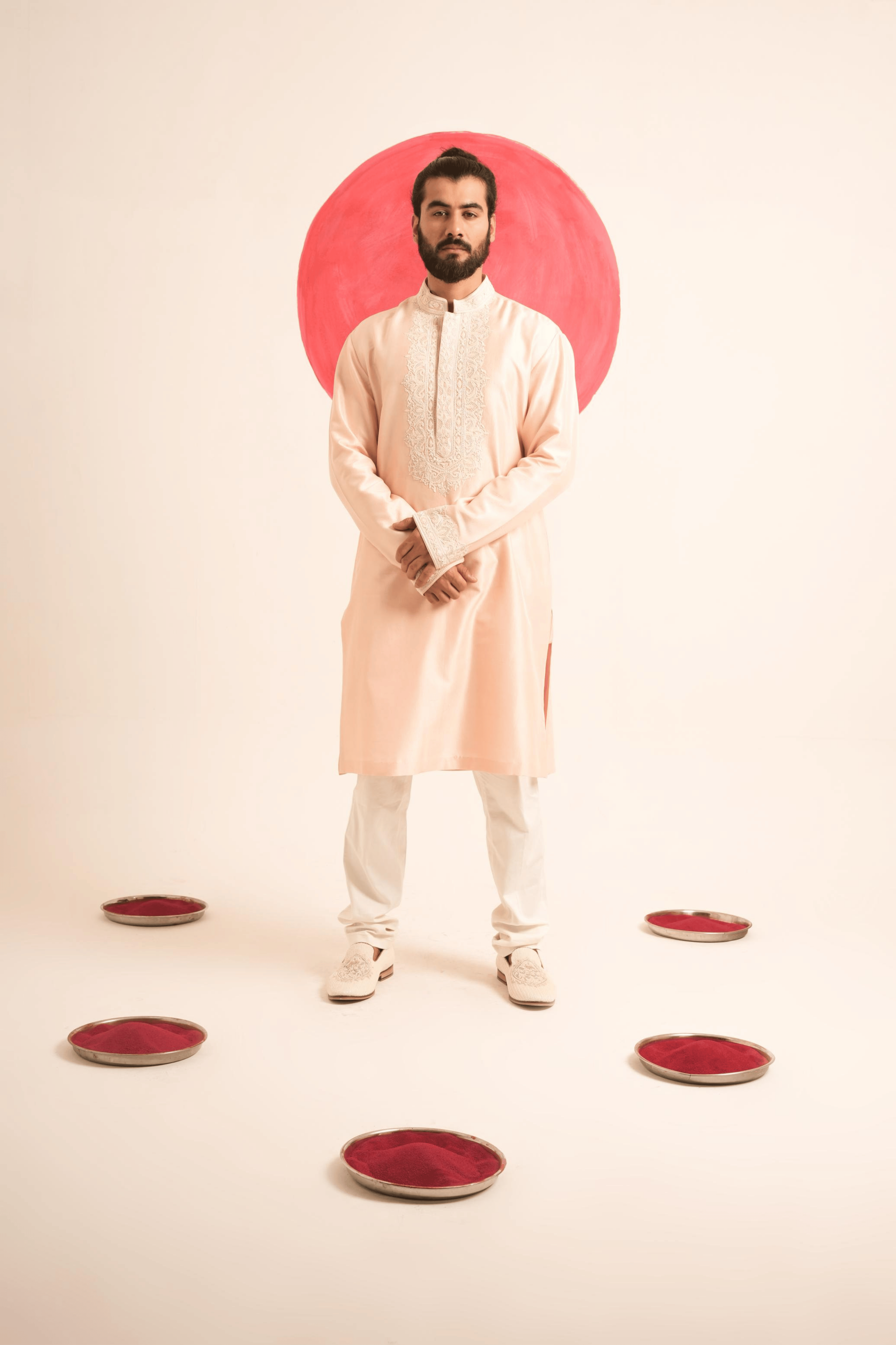 Peachy Zenith Kurta