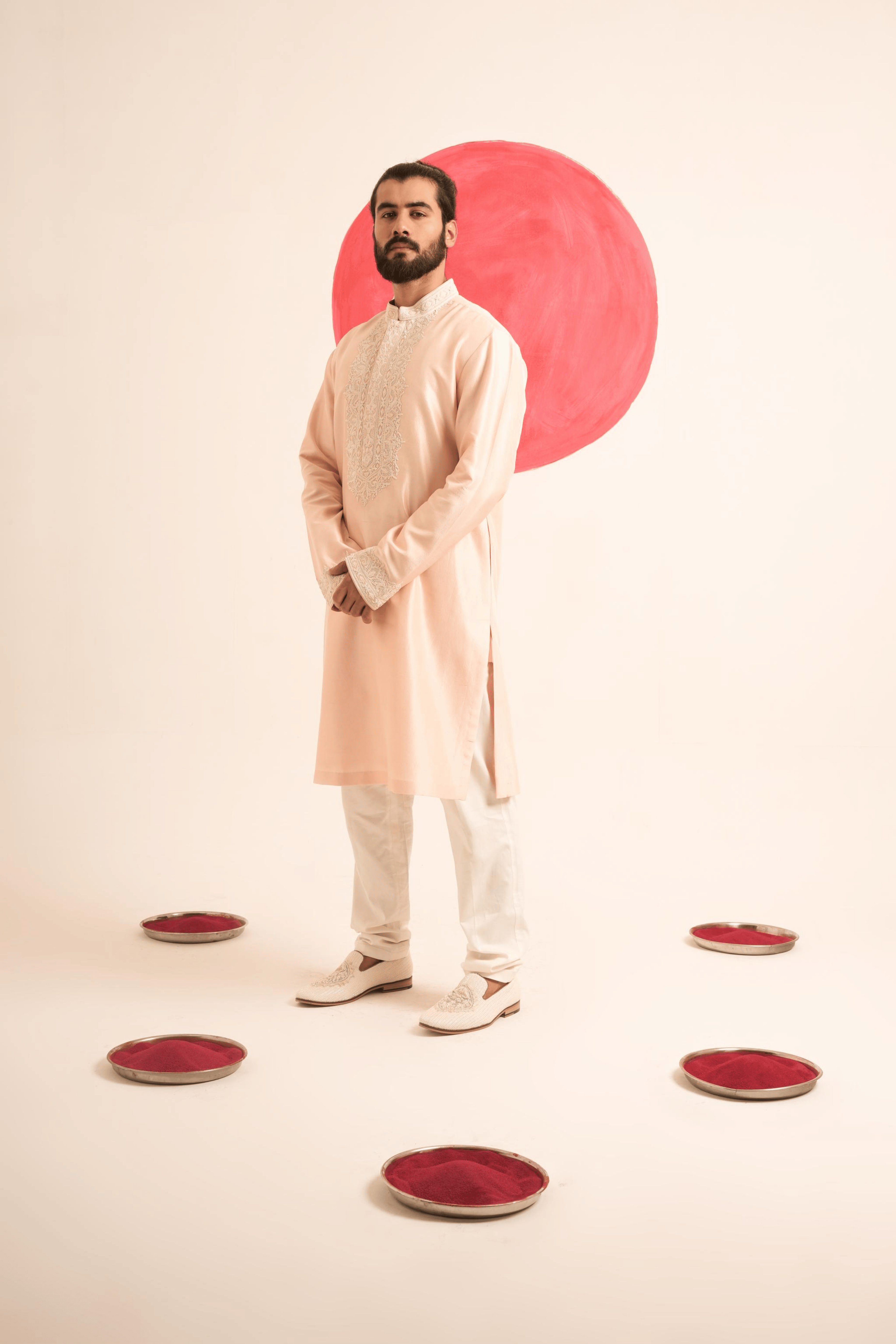 Peachy Zenith Kurta