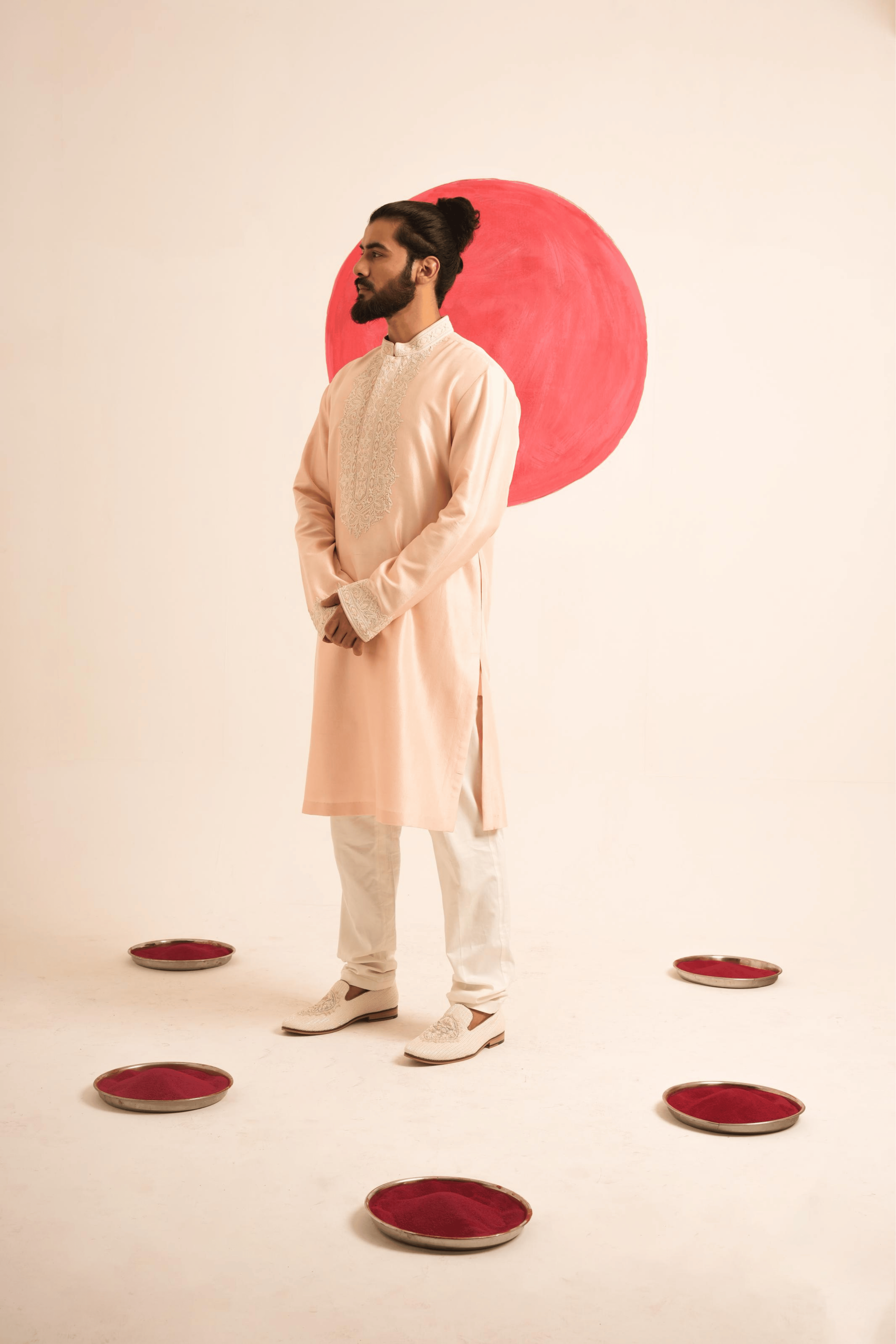 Peachy Zenith Kurta