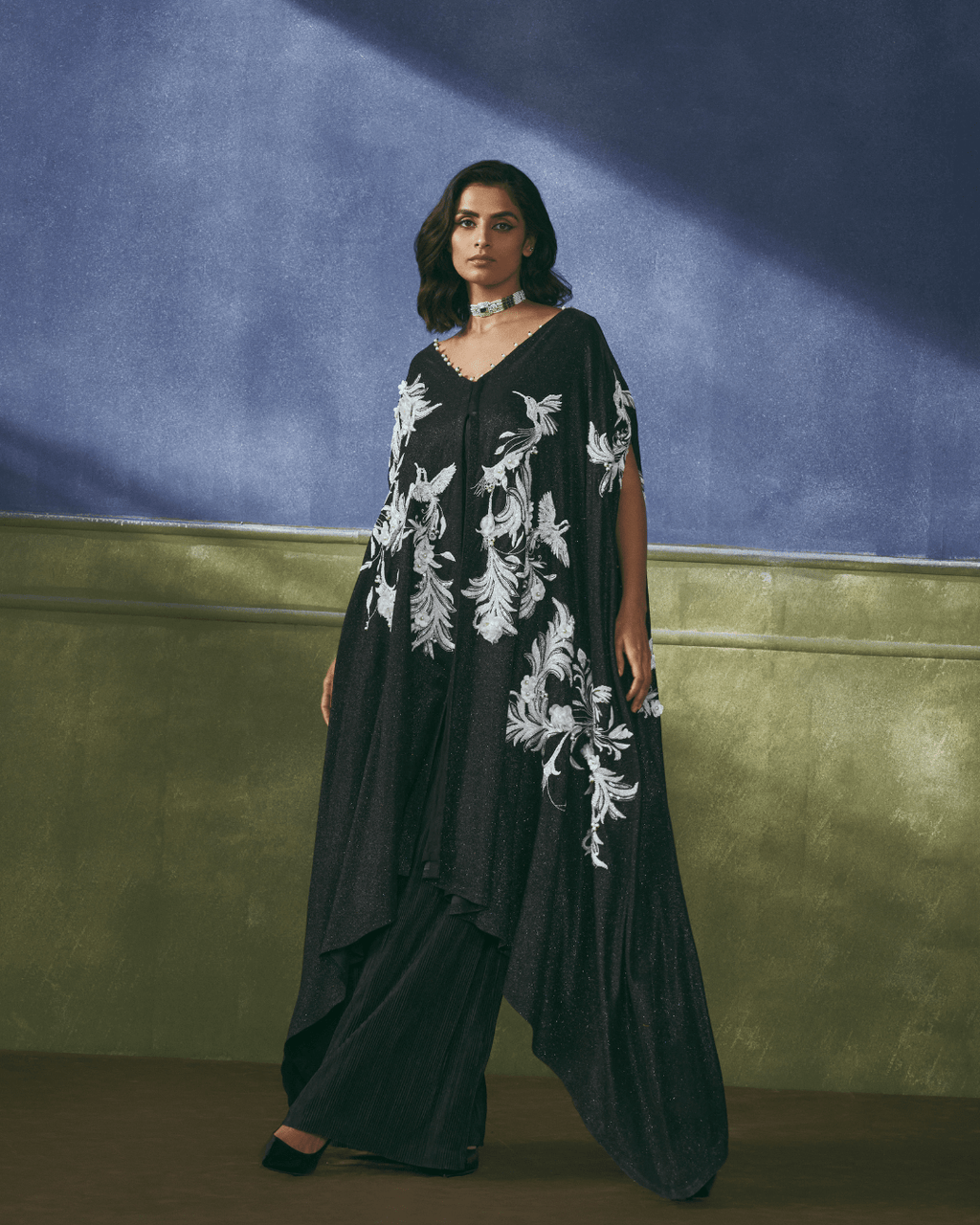 Noir Aves Kaftan - Achin Bindlish