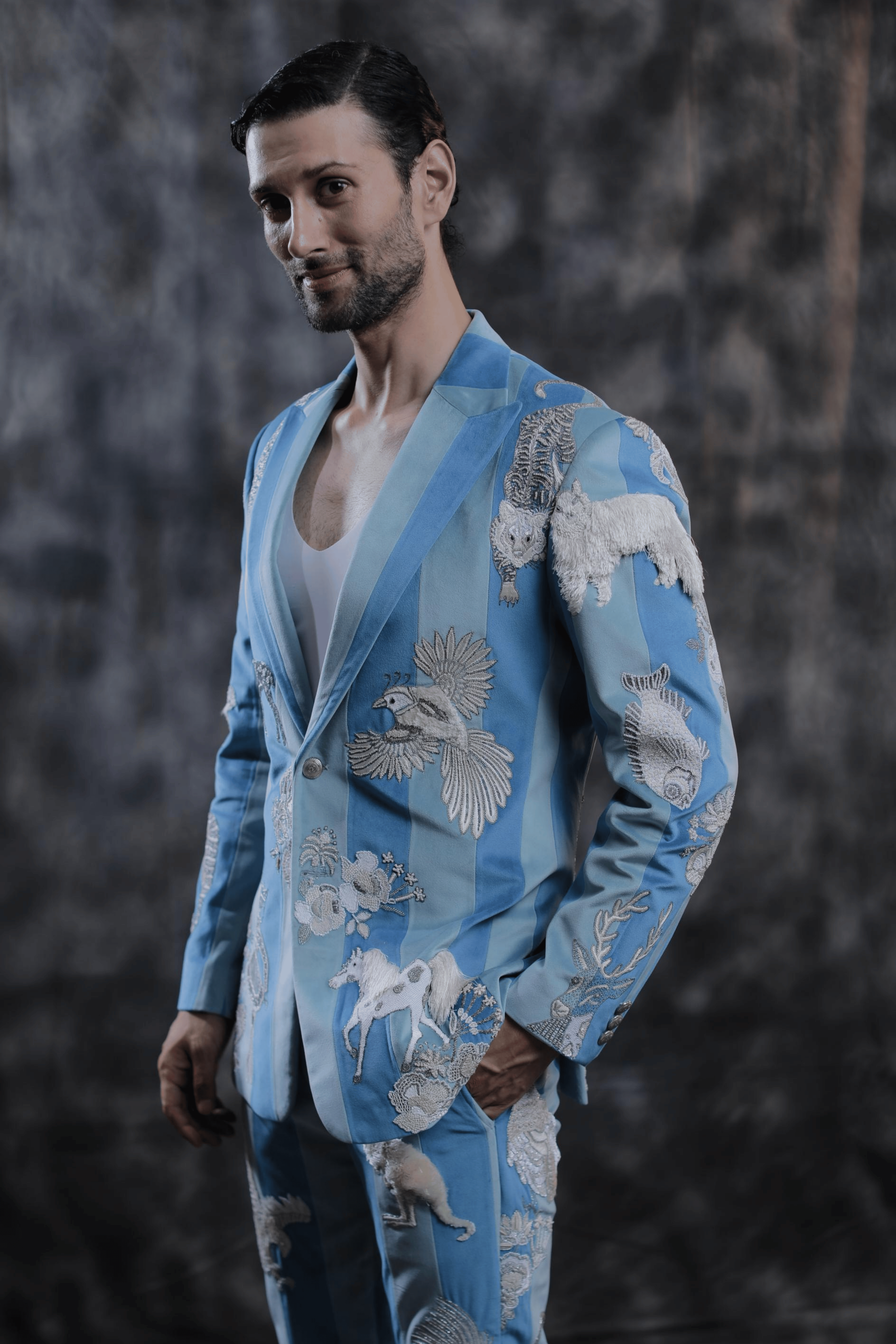 Wild Blue Yonder Suit
