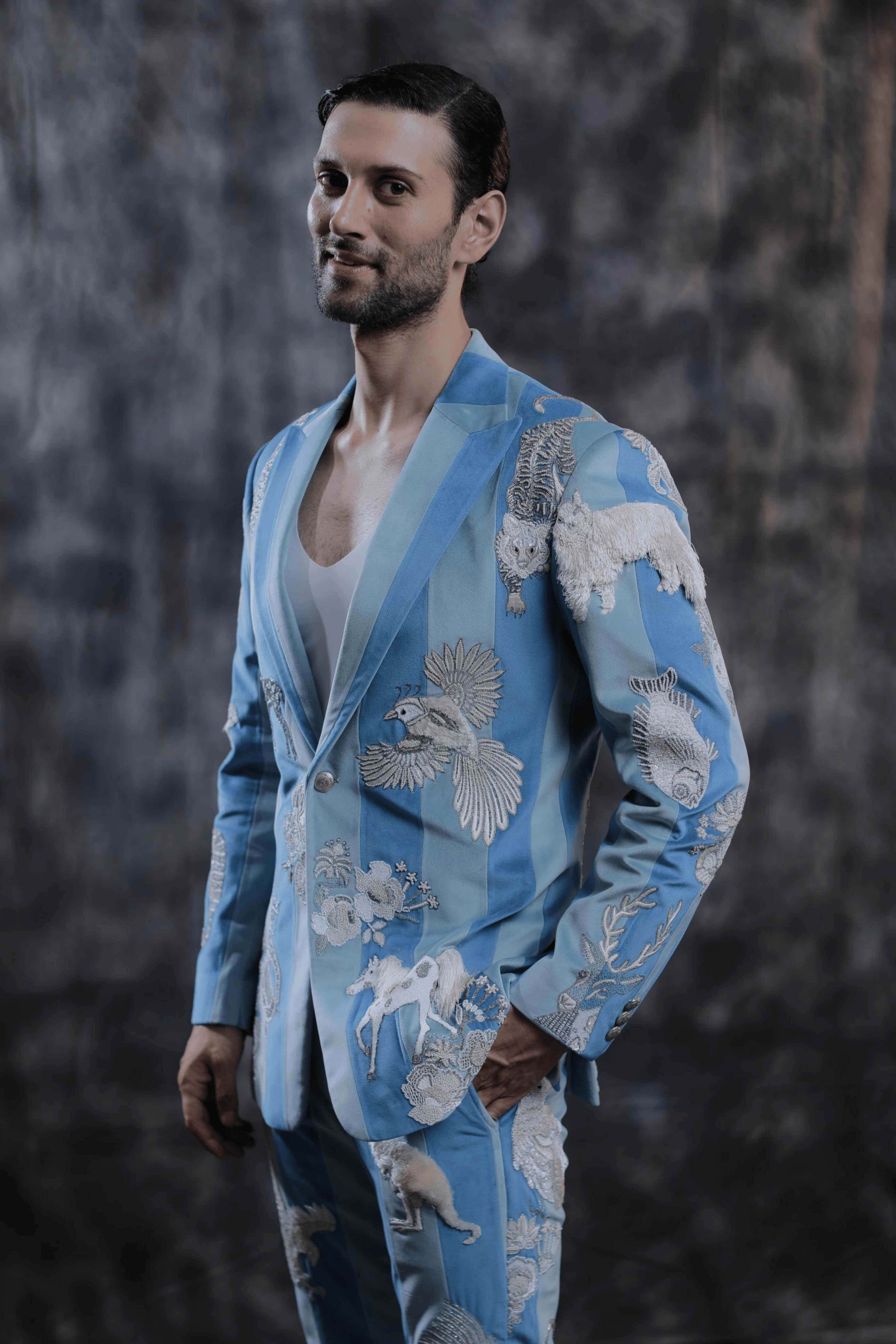 Wild Blue Yonder Suit