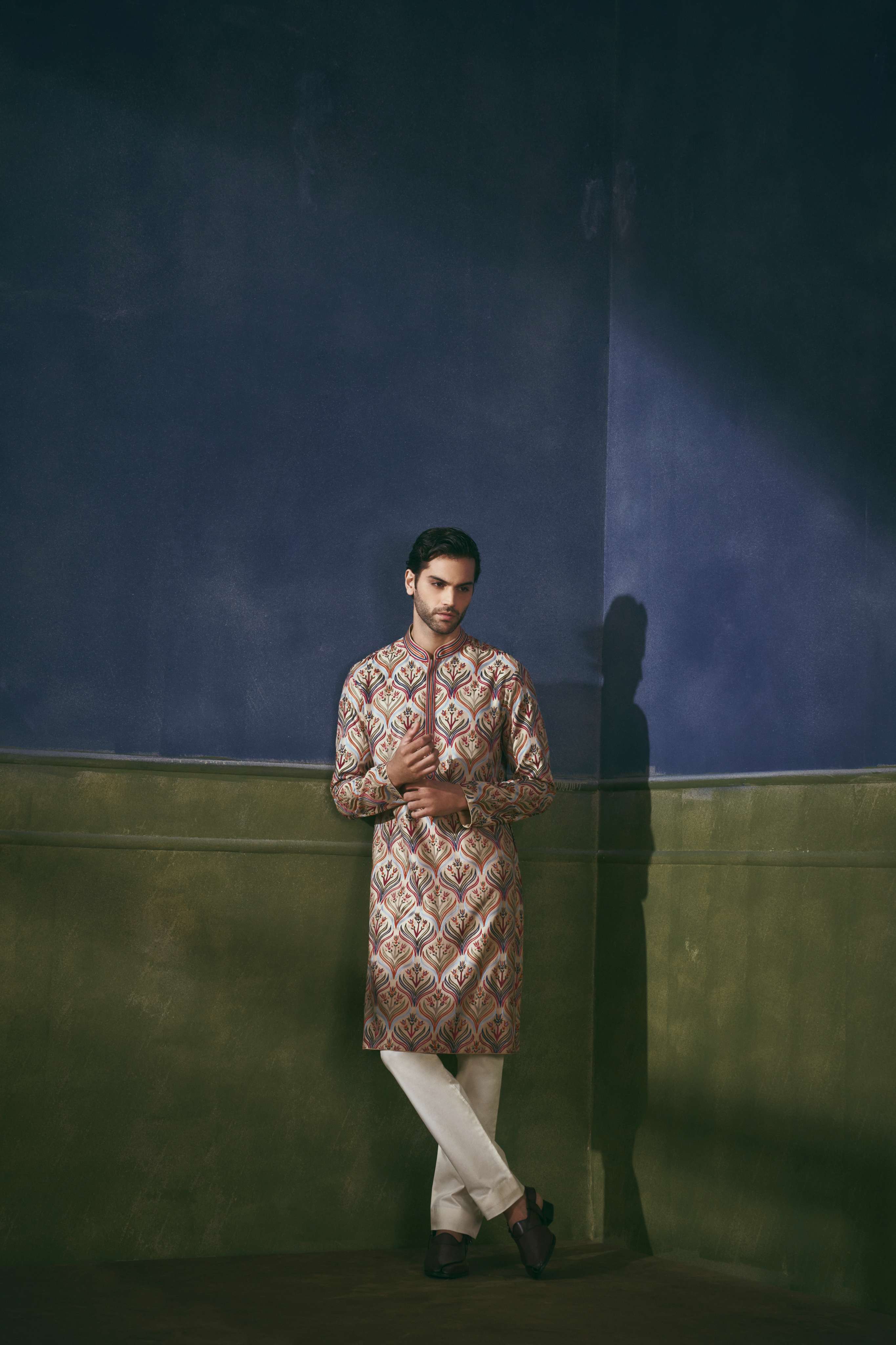 Festive Tapestry Embroidered Kurta