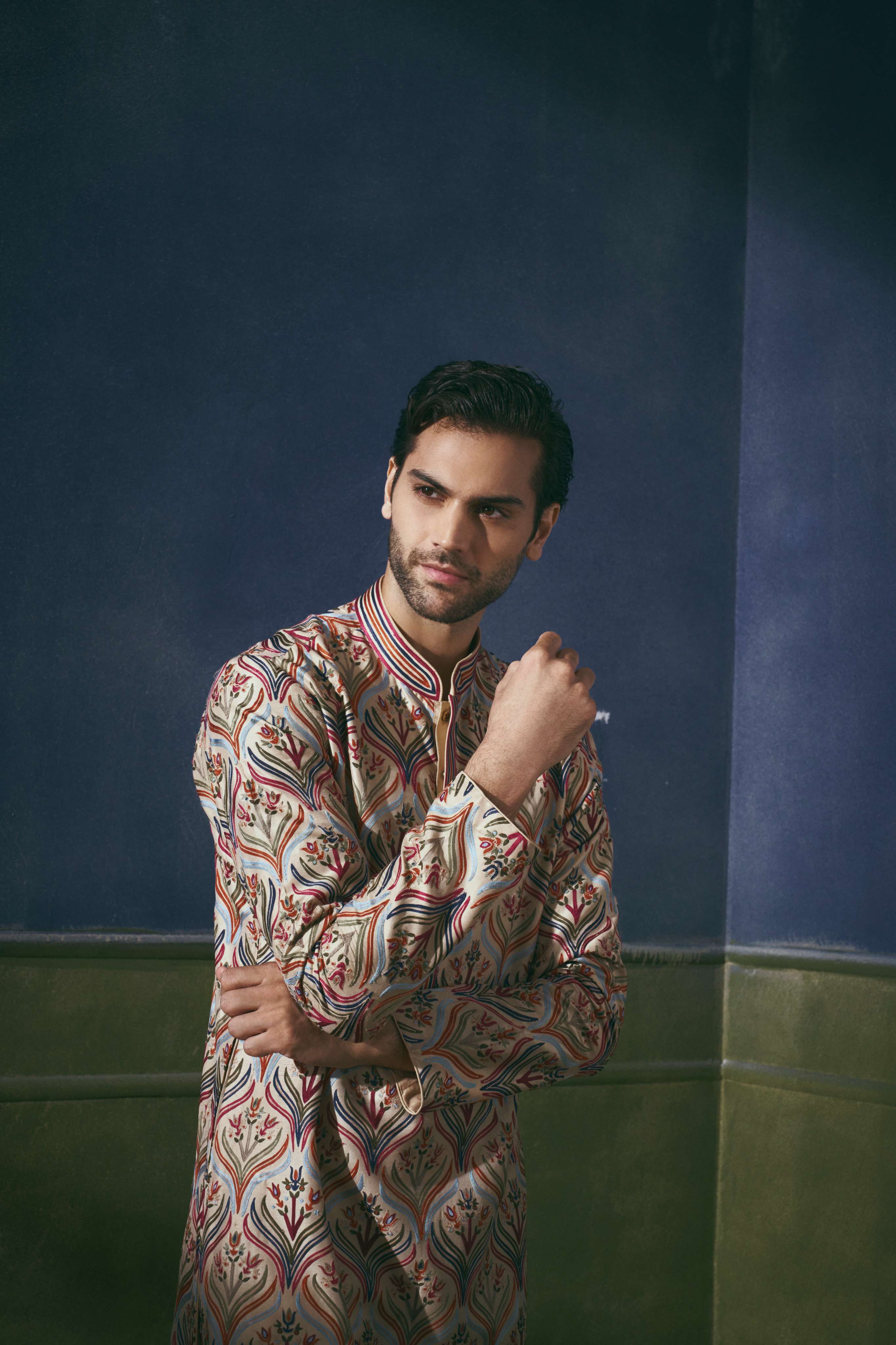 Festive Tapestry Embroidered Kurta