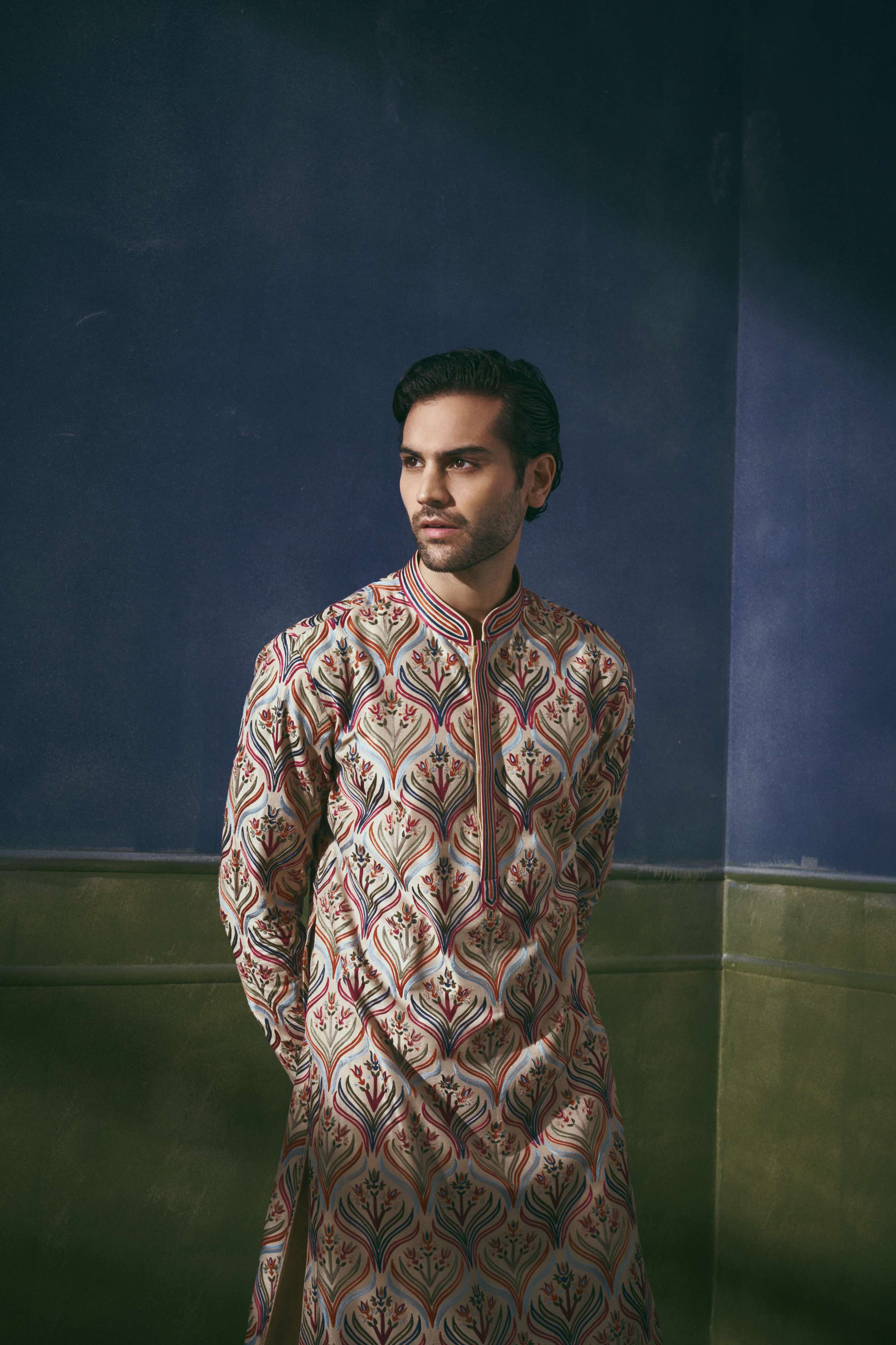 Festive Tapestry Embroidered Kurta