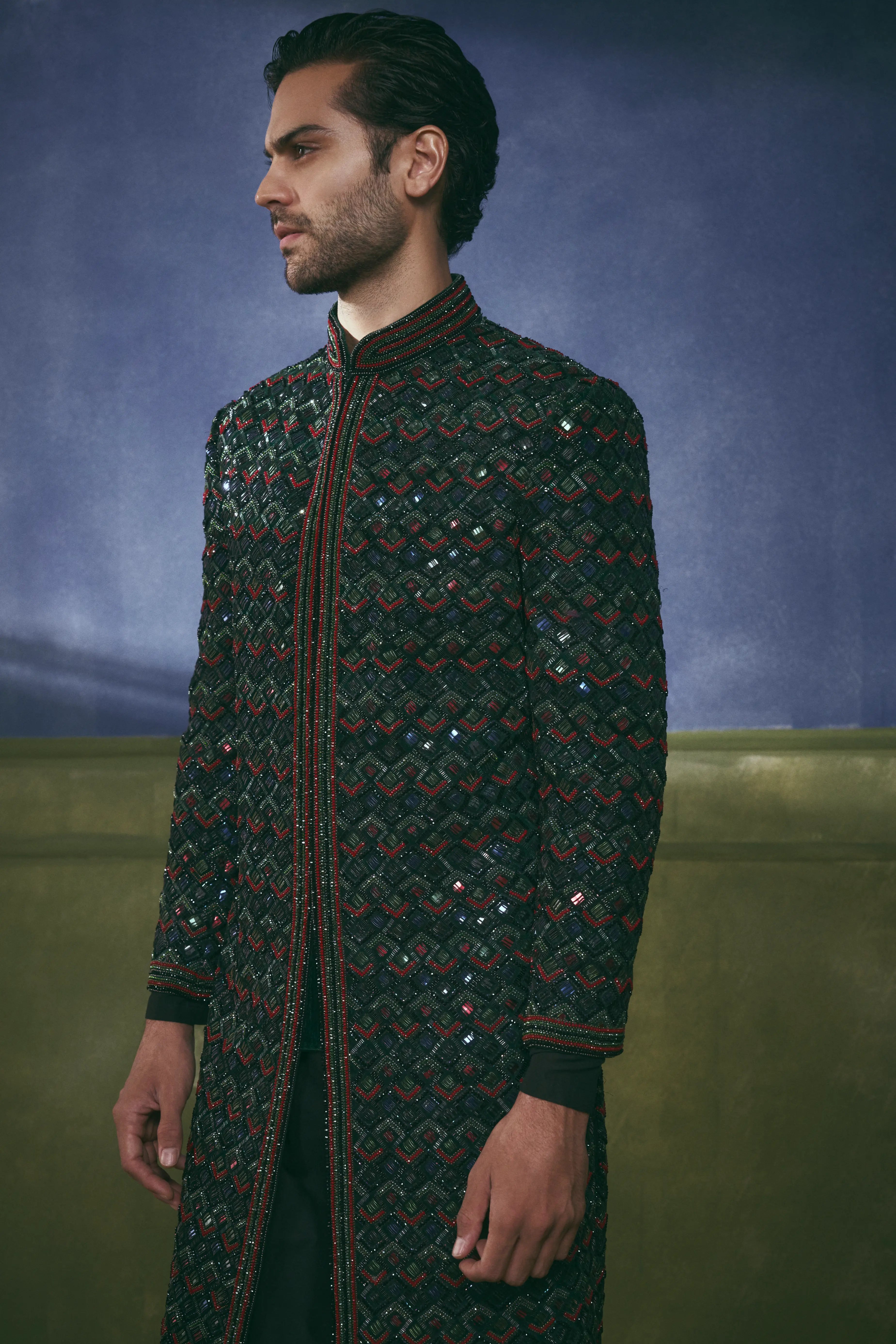 Cathedral Jewel Jawahar Jacket Set