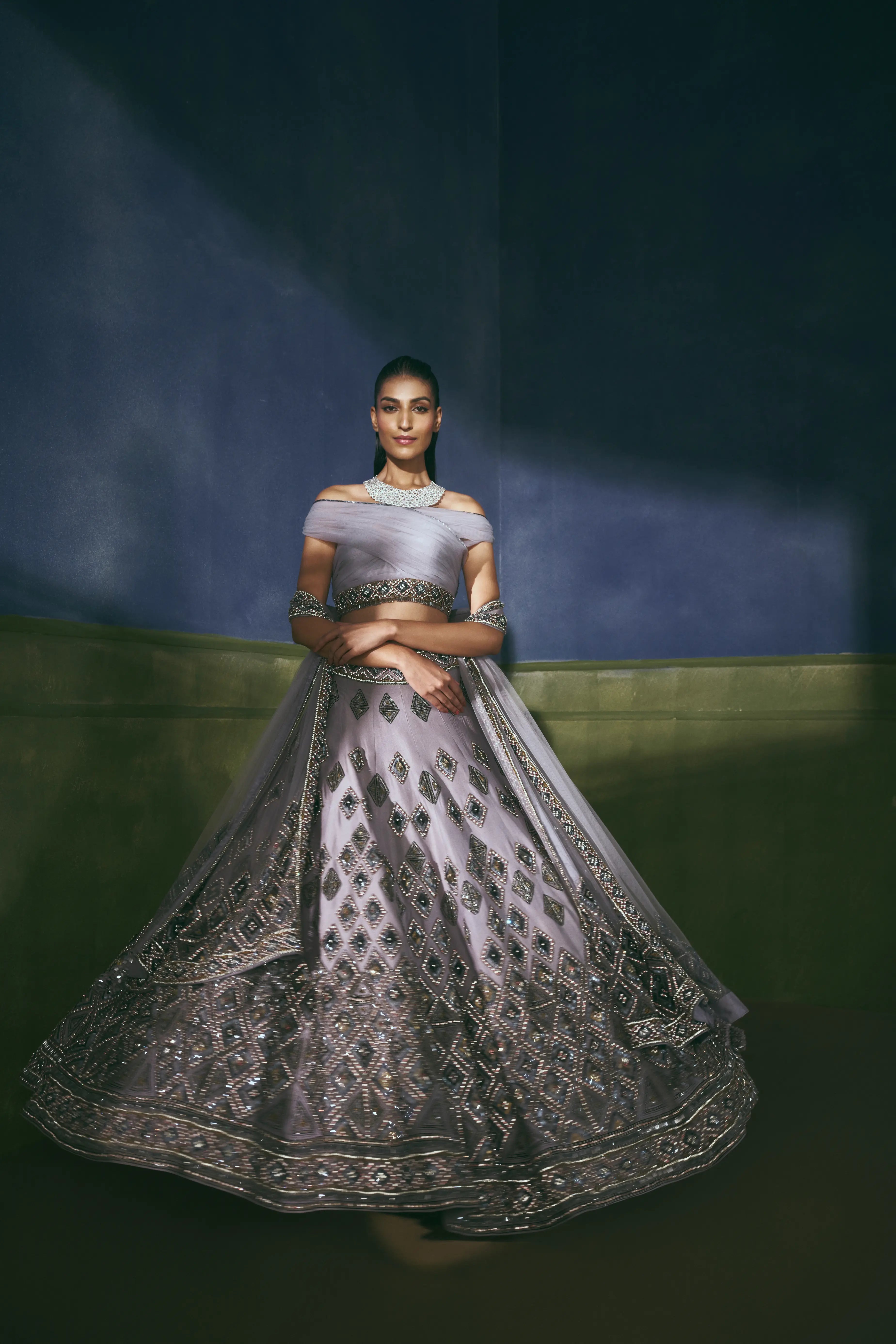 Ethereal Armour Lehenga