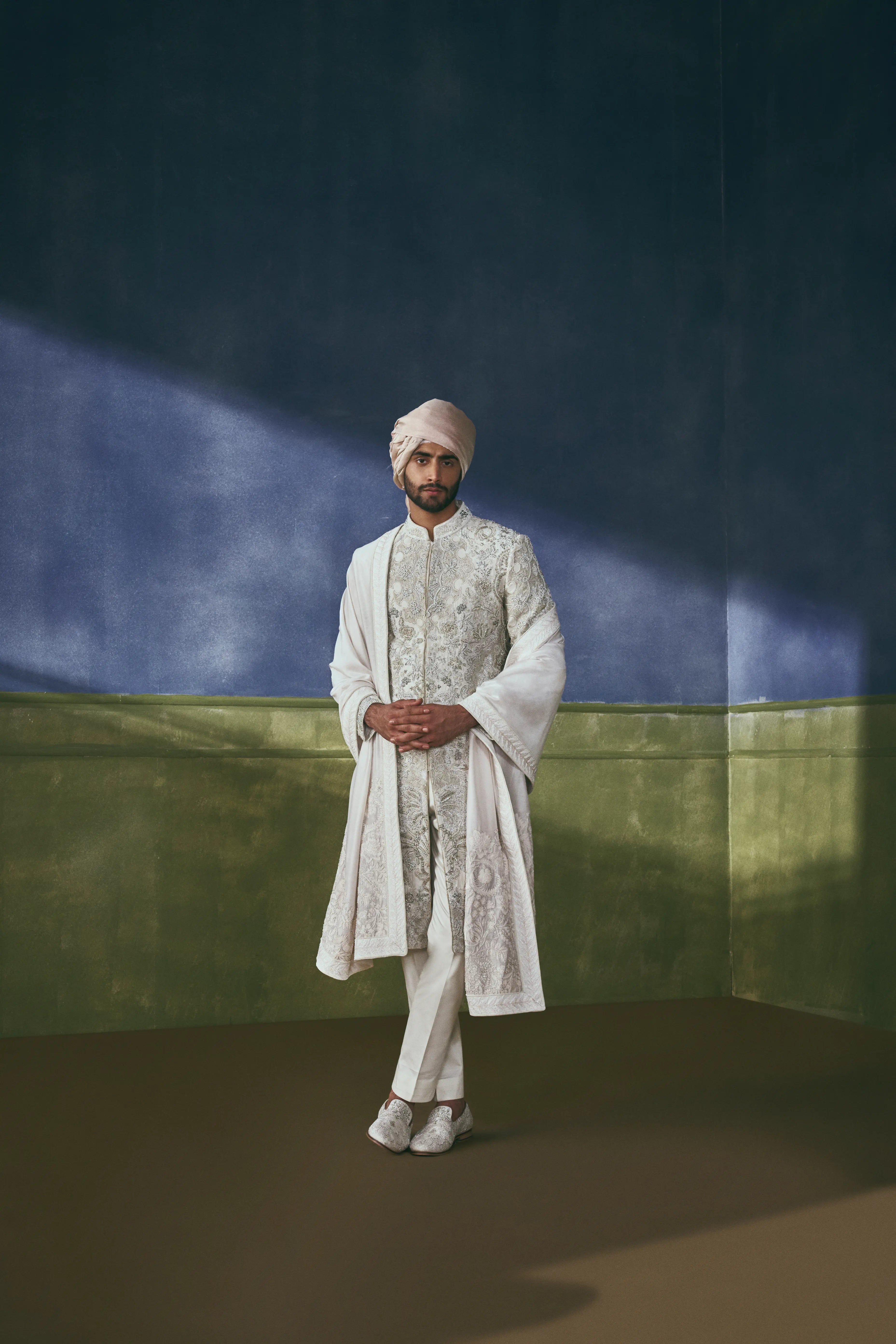 Alabaster Sovereign Sherwani